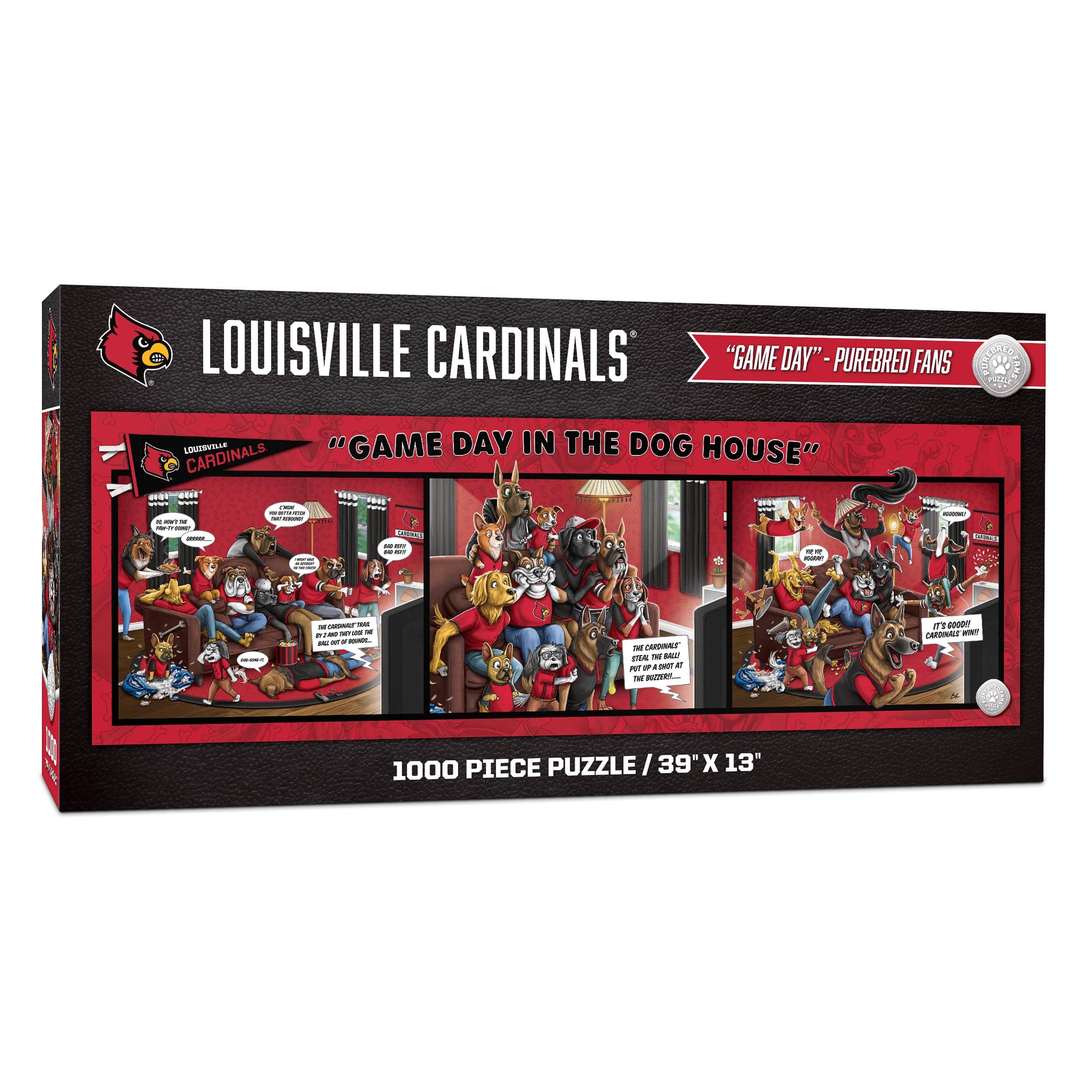 College Game Day in the Dog House 1,000 Piece Puzzle