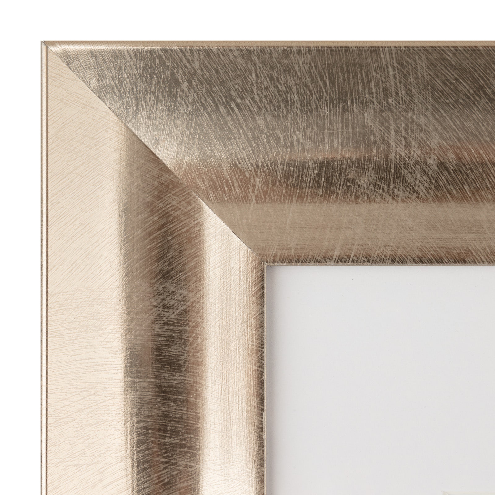 6 Pack: Metallic Gold Scooped Frame with Mat