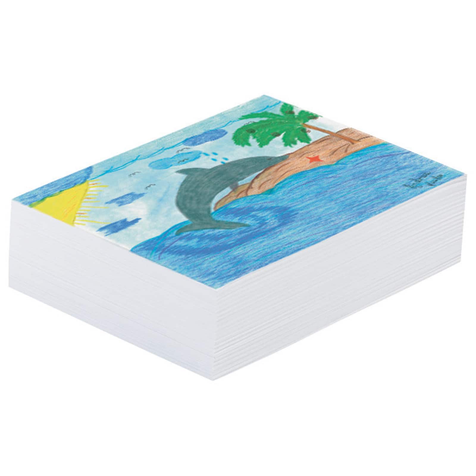 Pacon® 9" x 12" White Newsprint Paper, 500 Sheets