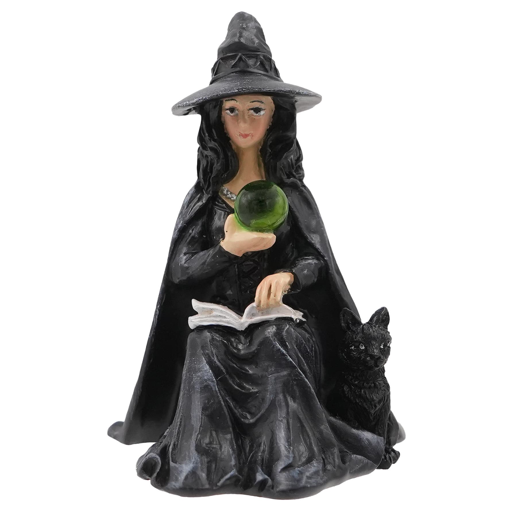 Mini Sitting Witch with Green Orb by Ashland® | Michaels