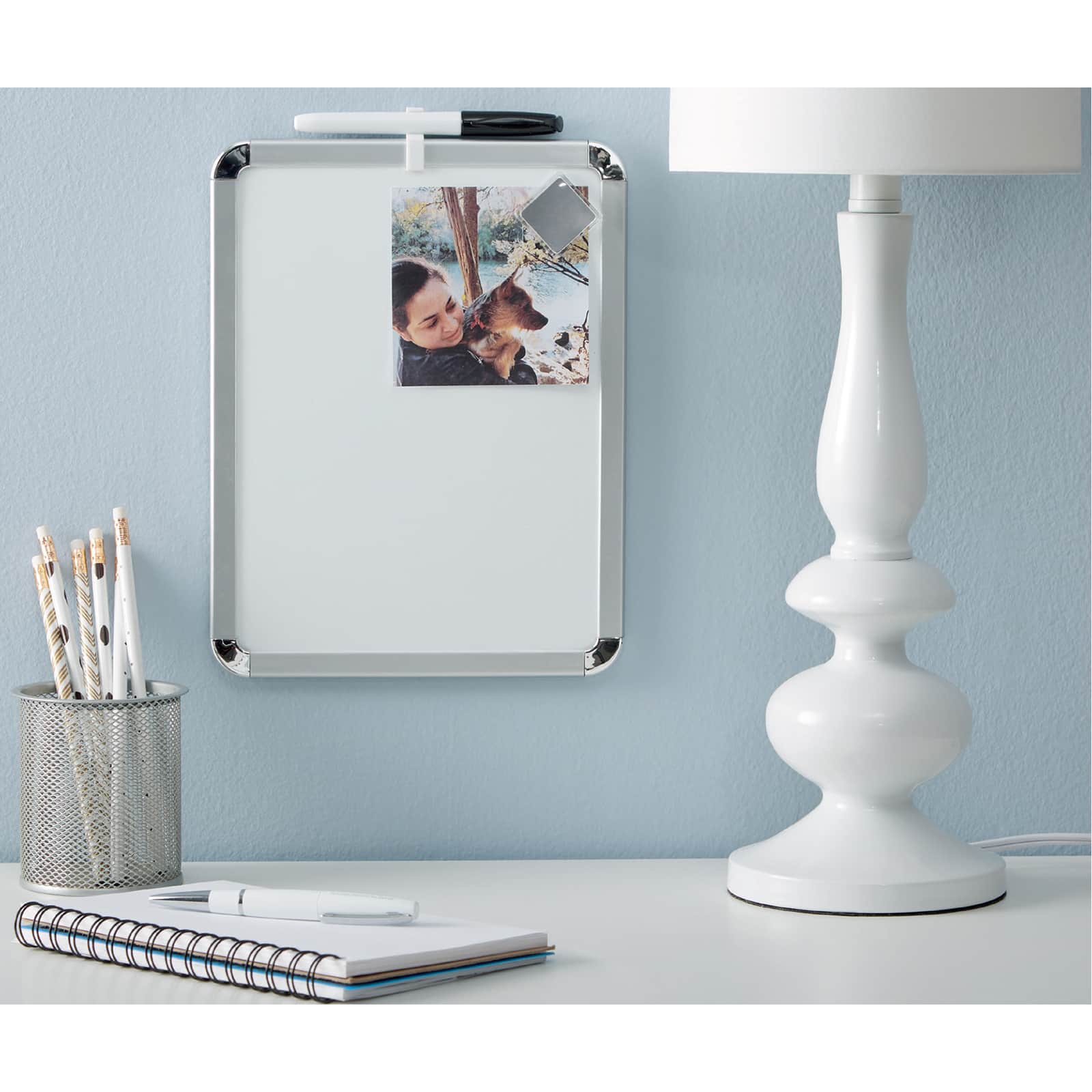 8.5" x 11" White Magnetic Dry Erase Board by B2C®