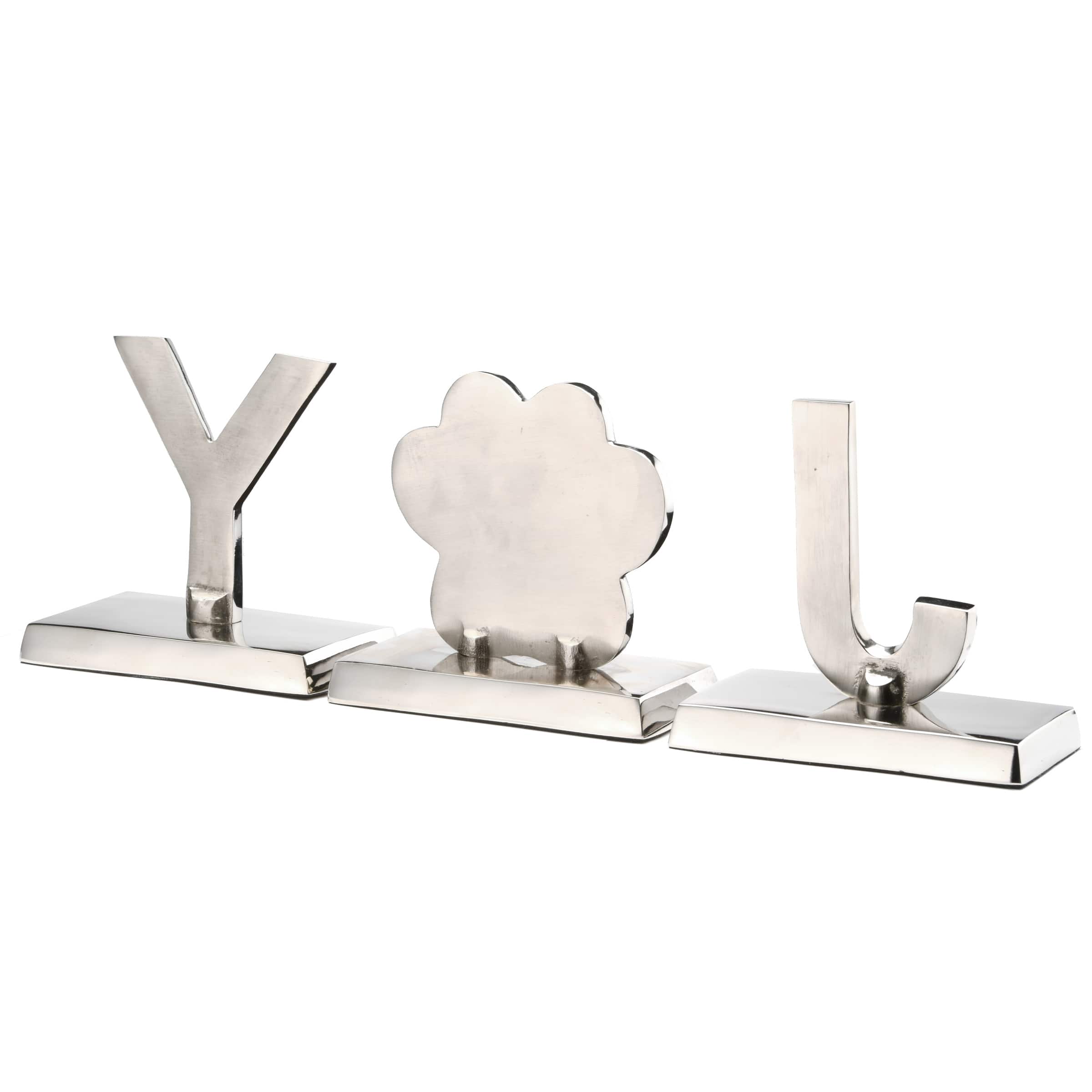 5" Gold Sparkle JOY Stocking Holders, 3ct.