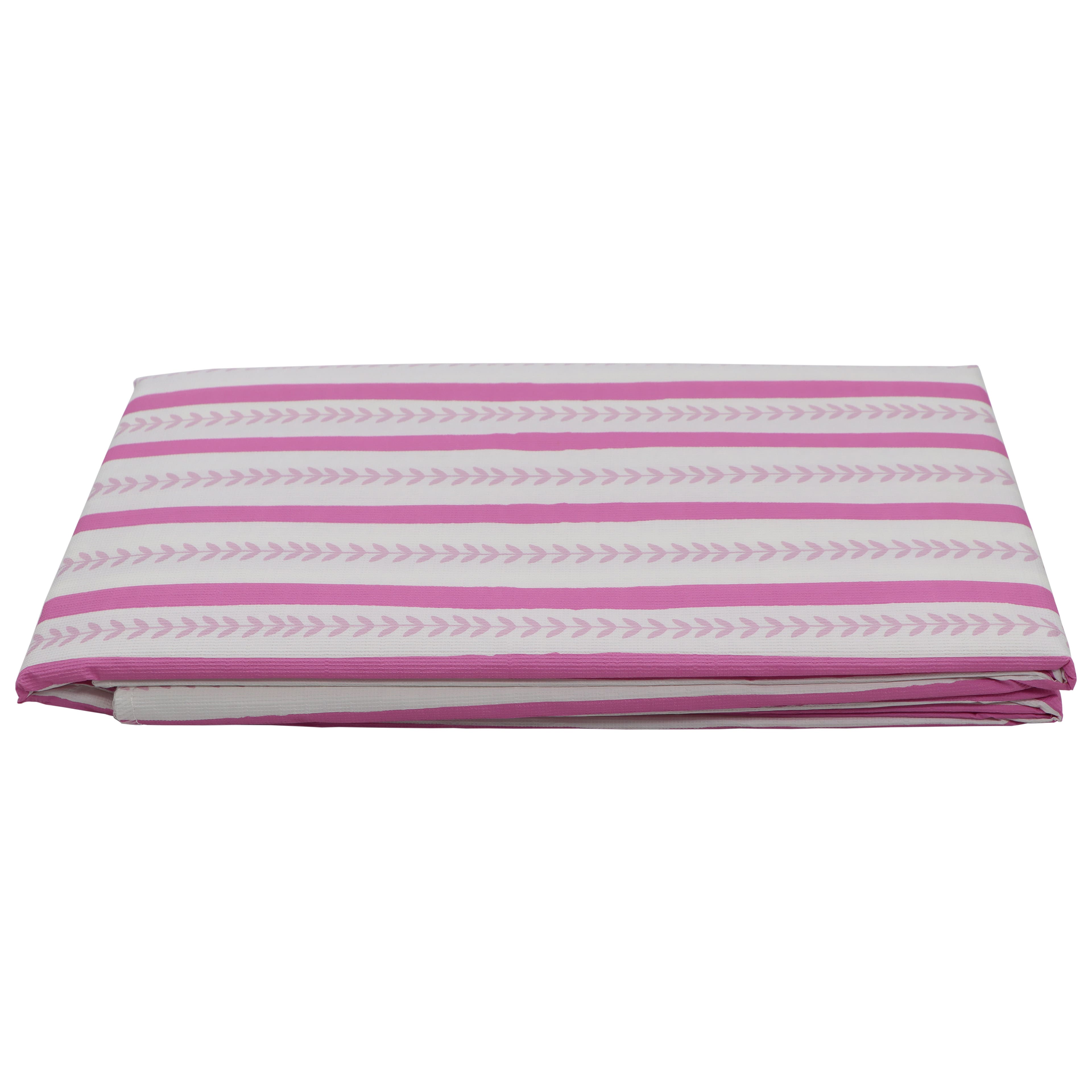 52" x 70" Next Chapter Pink Stripes Tablecloth by Celebrate It™