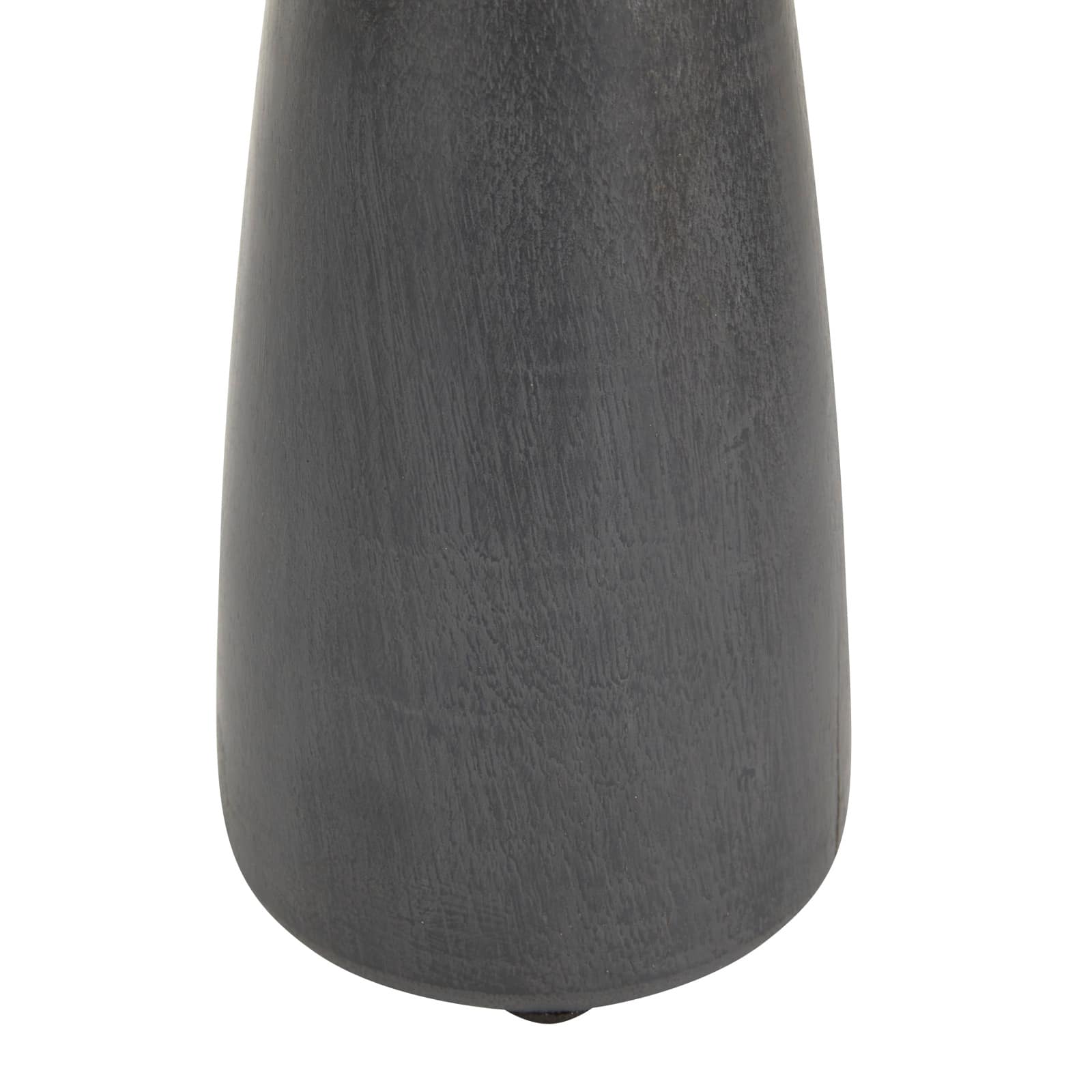 Black Wood Modern Candle holder 10",8",6"