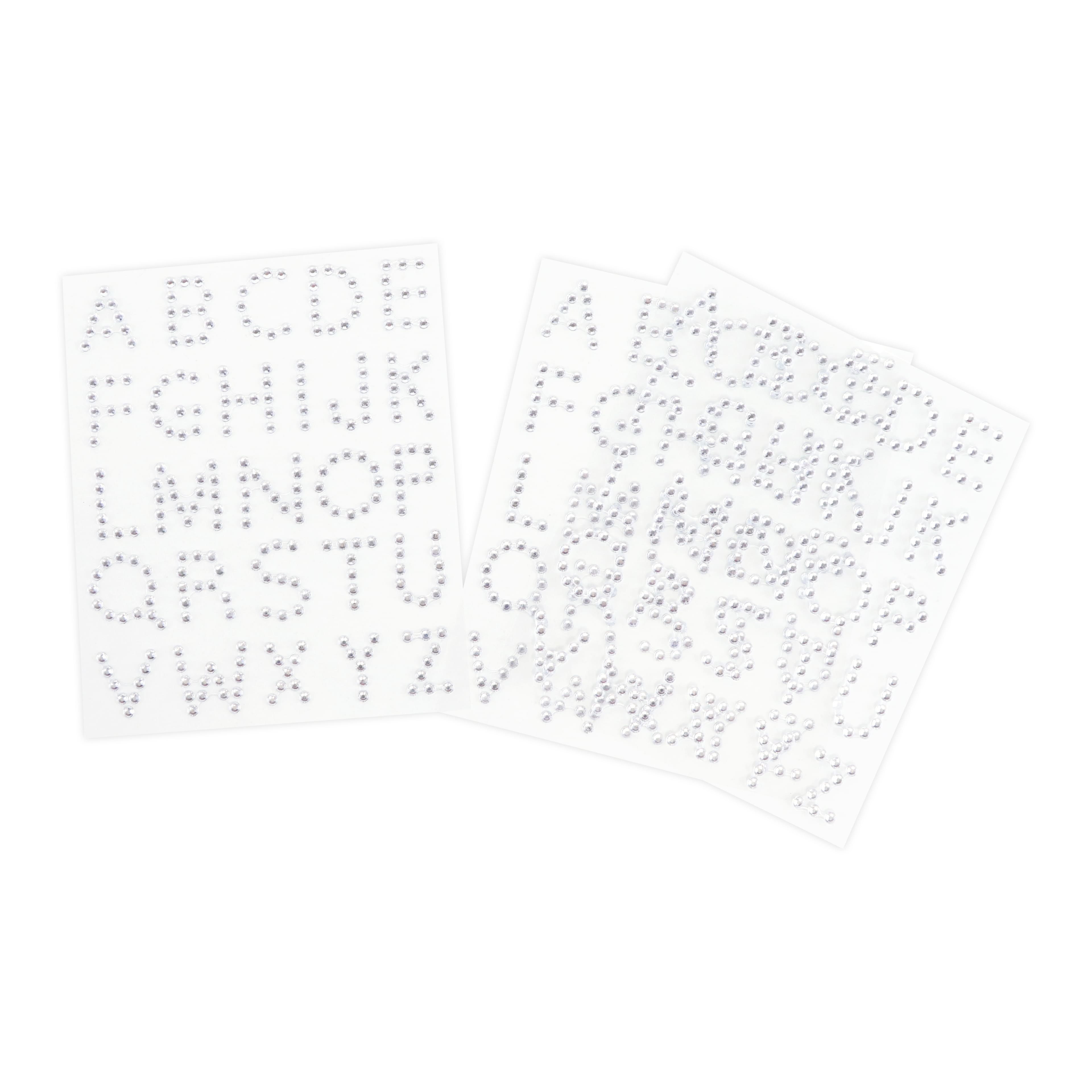 Clear Alphabet Bling Stickers by Recollections™