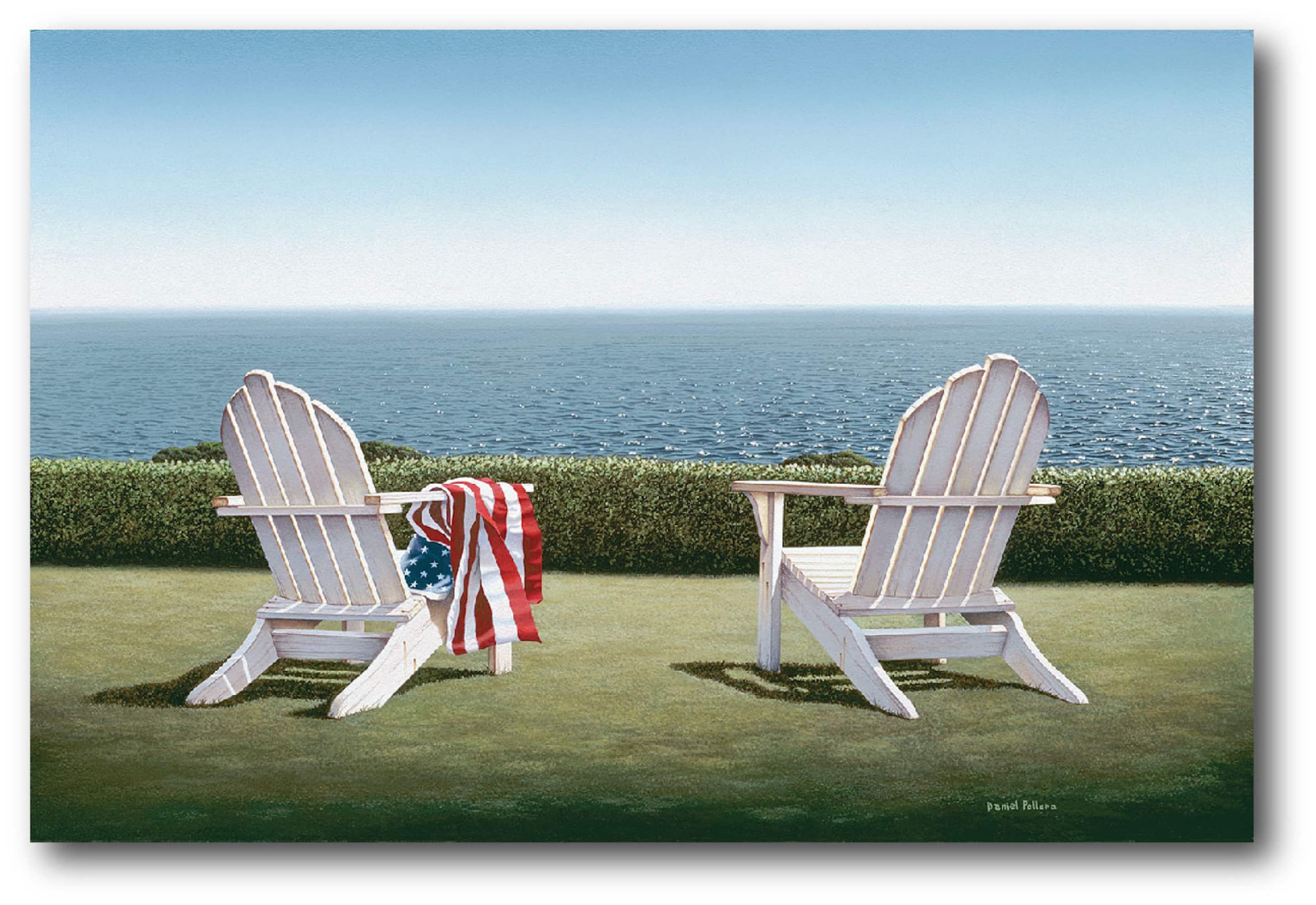 Courtside Market® Celebrate 250™ Wounded Warrior Project® Spring House View Gallery-Wrapped Canvas Wall Art