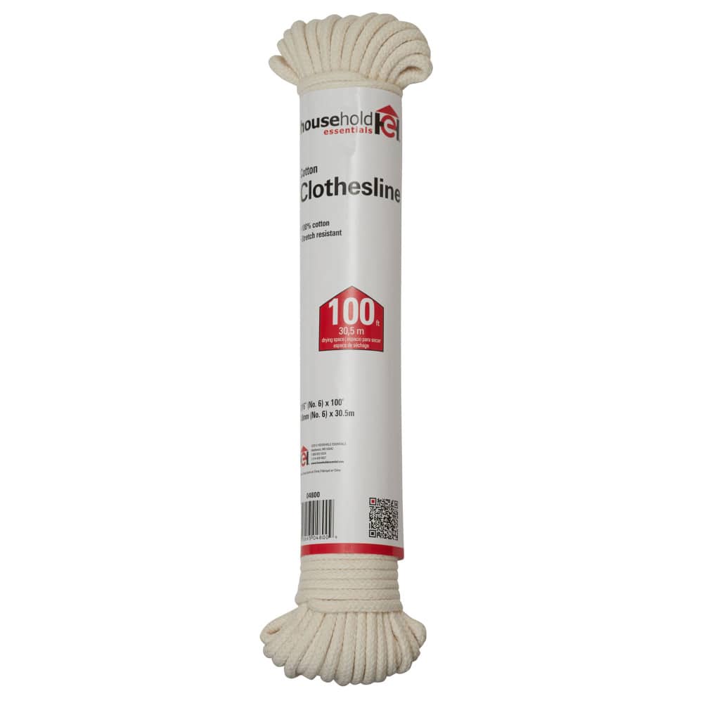 Household Essentials All-Purpose Cotton Clothesline Rope