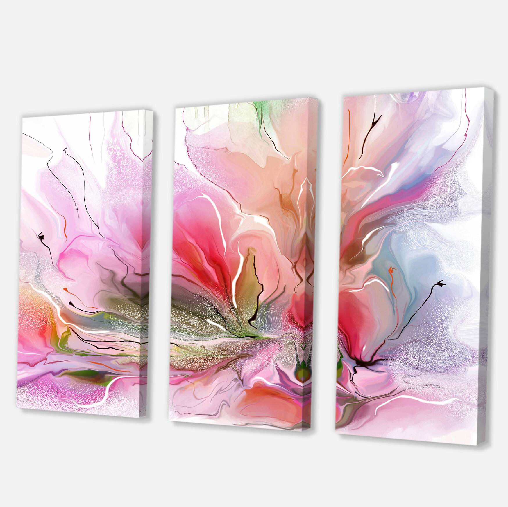 Designart - Lovely Painted Floral Design