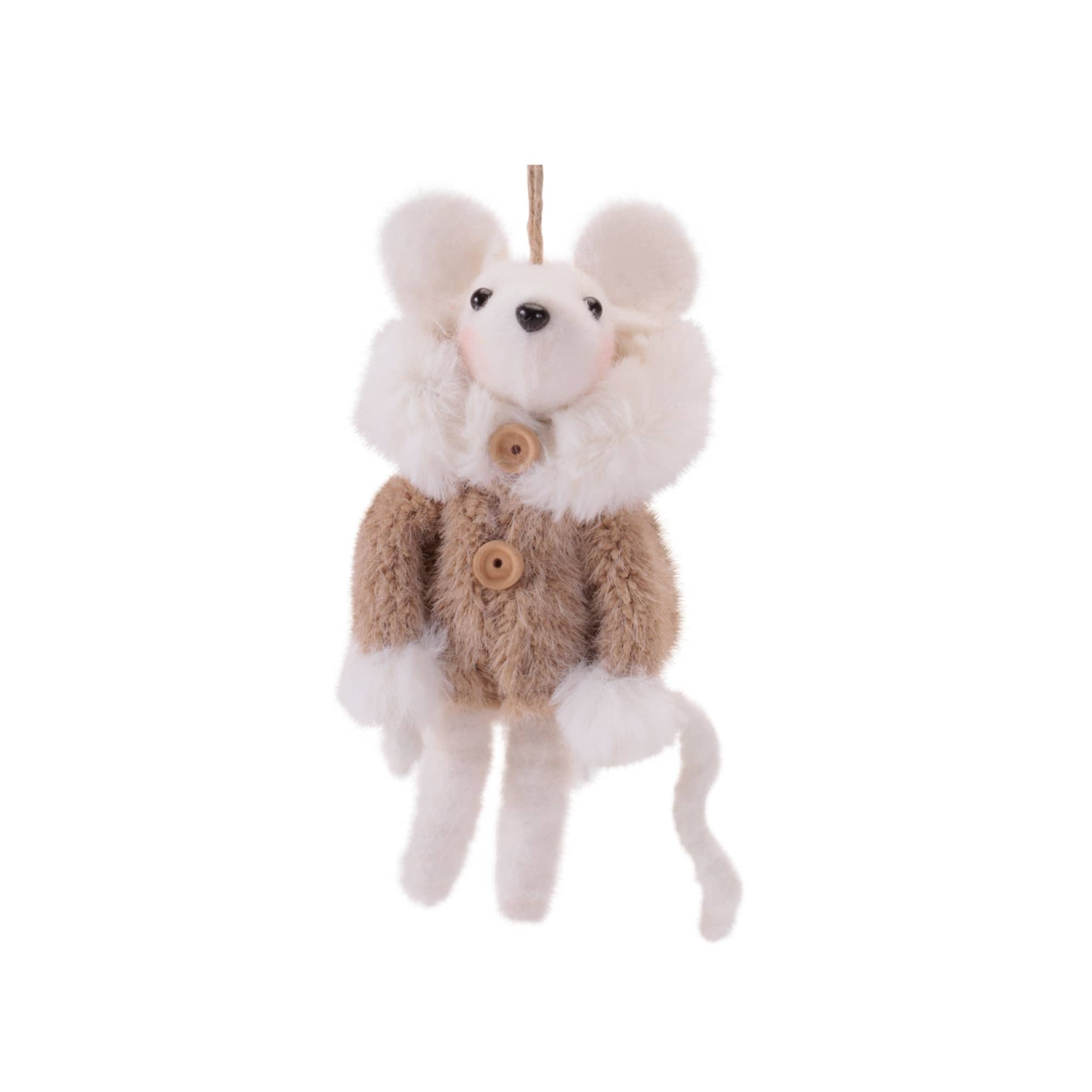 Melrose Pink Mouse Ornaments Set