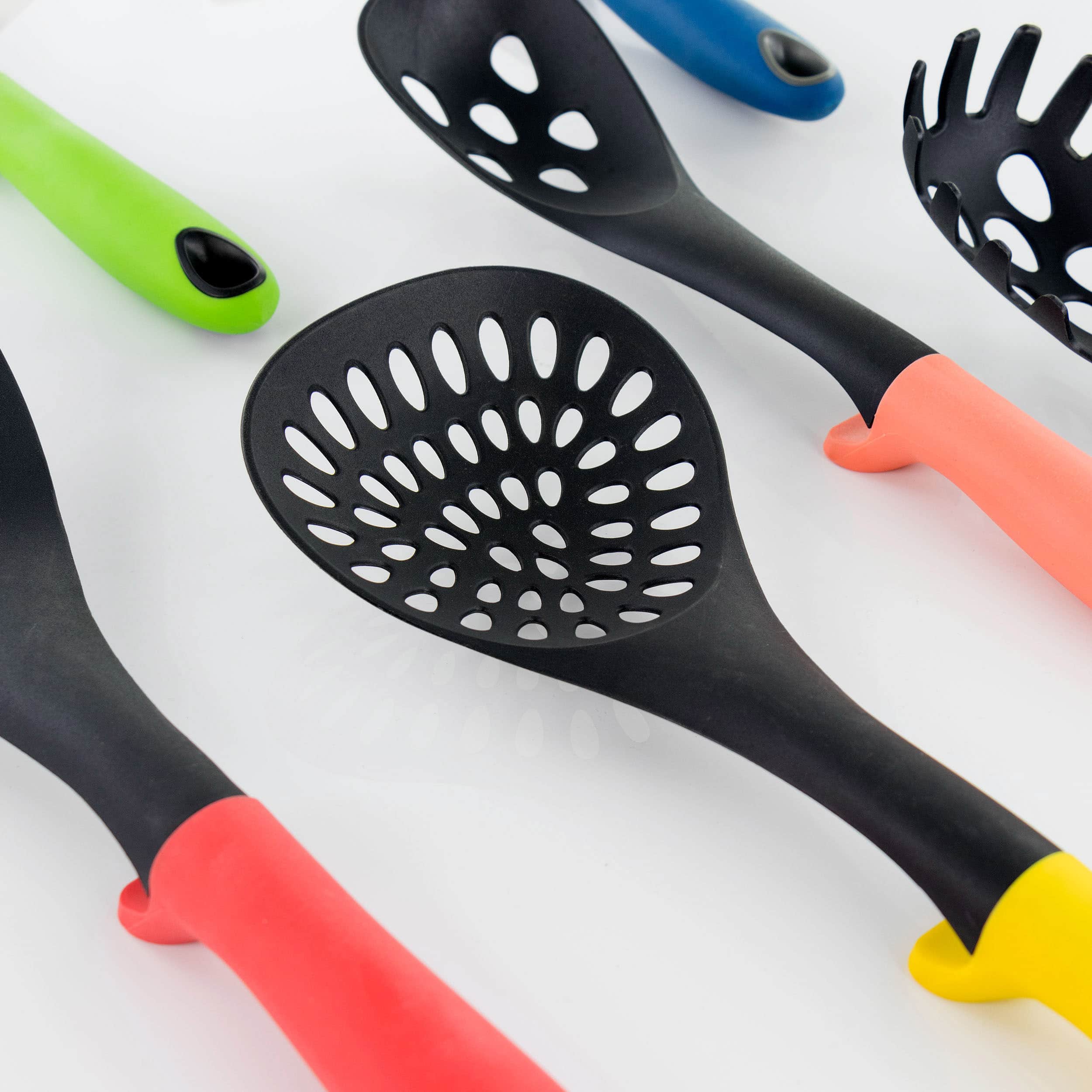 MegaChef Assorted Color Nylon Cooking Utensils Set, 7ct.