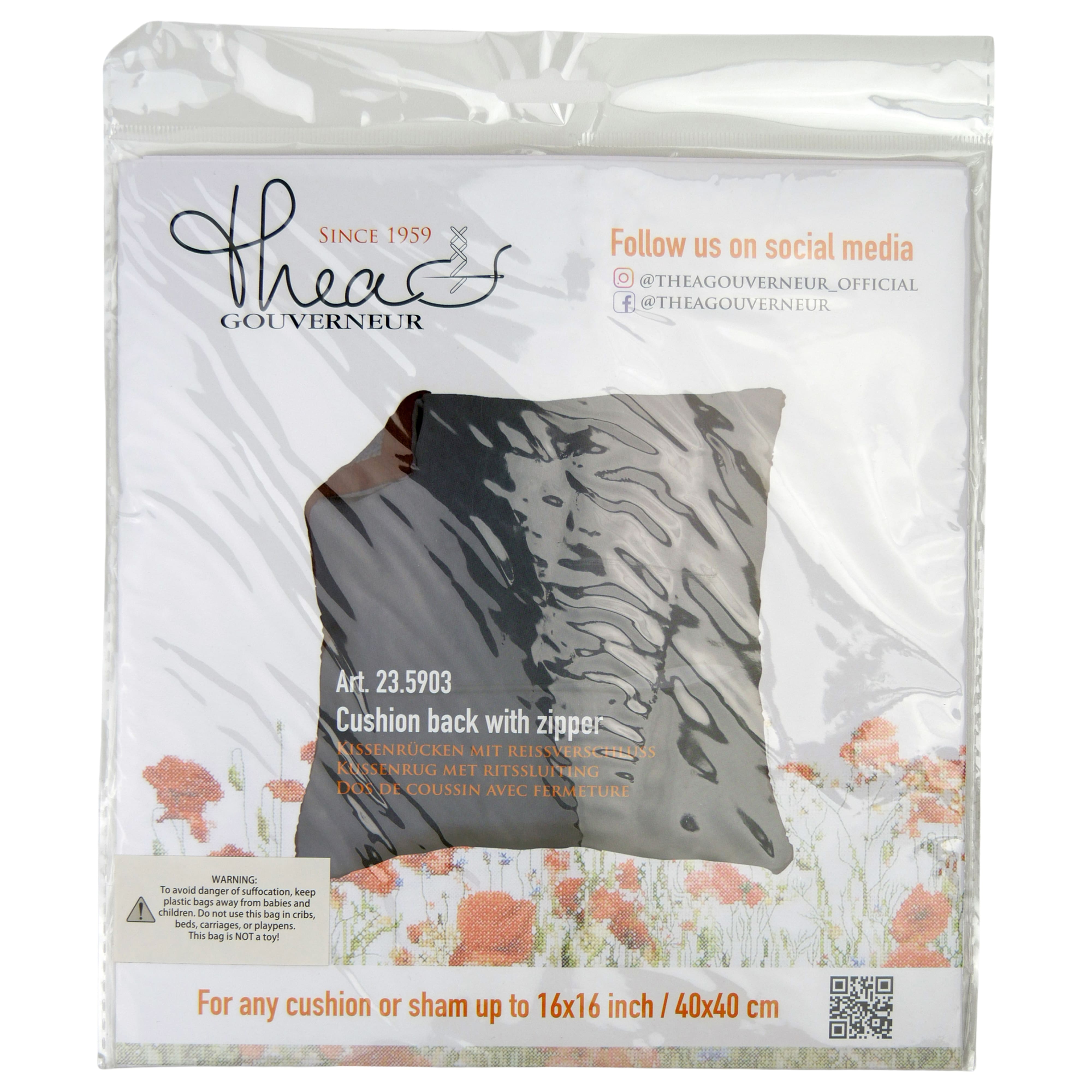Thea Gouverneur Since 1959® 16" x 16" Pillow Back Panel with Zipper