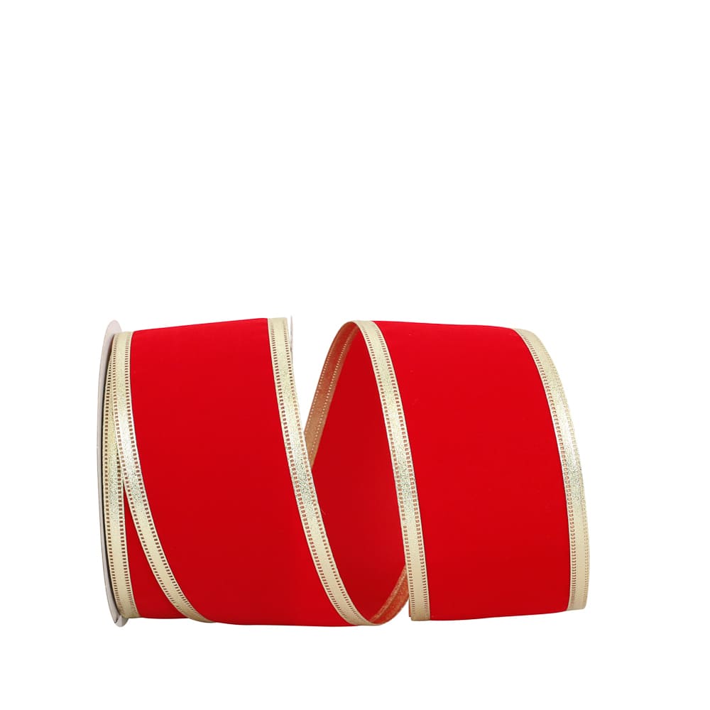JAM Paper Velvet Dynasty Wired Edge Ribbon