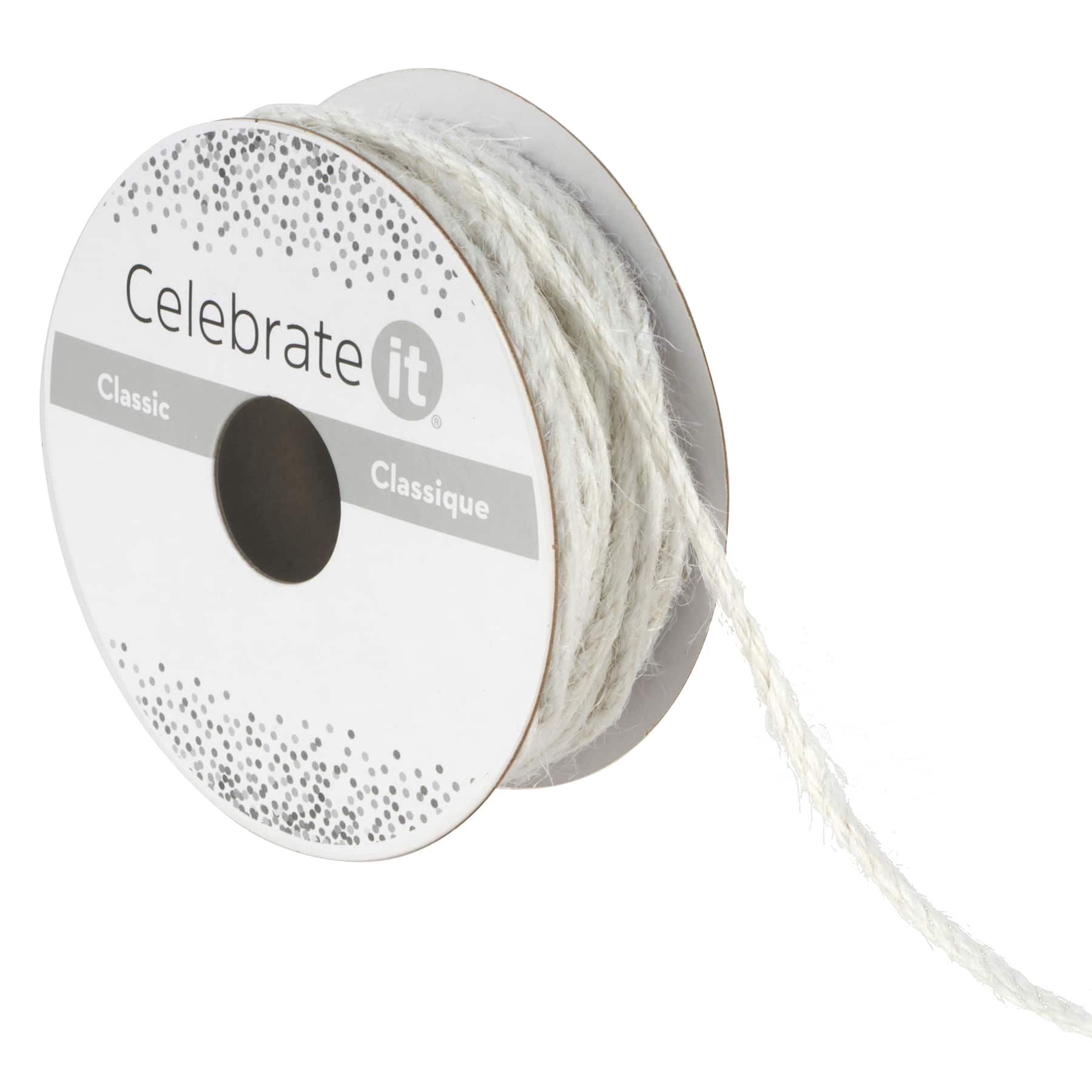 0.11" x 10yd. Jute Trim Ribbon by Celebrate It®