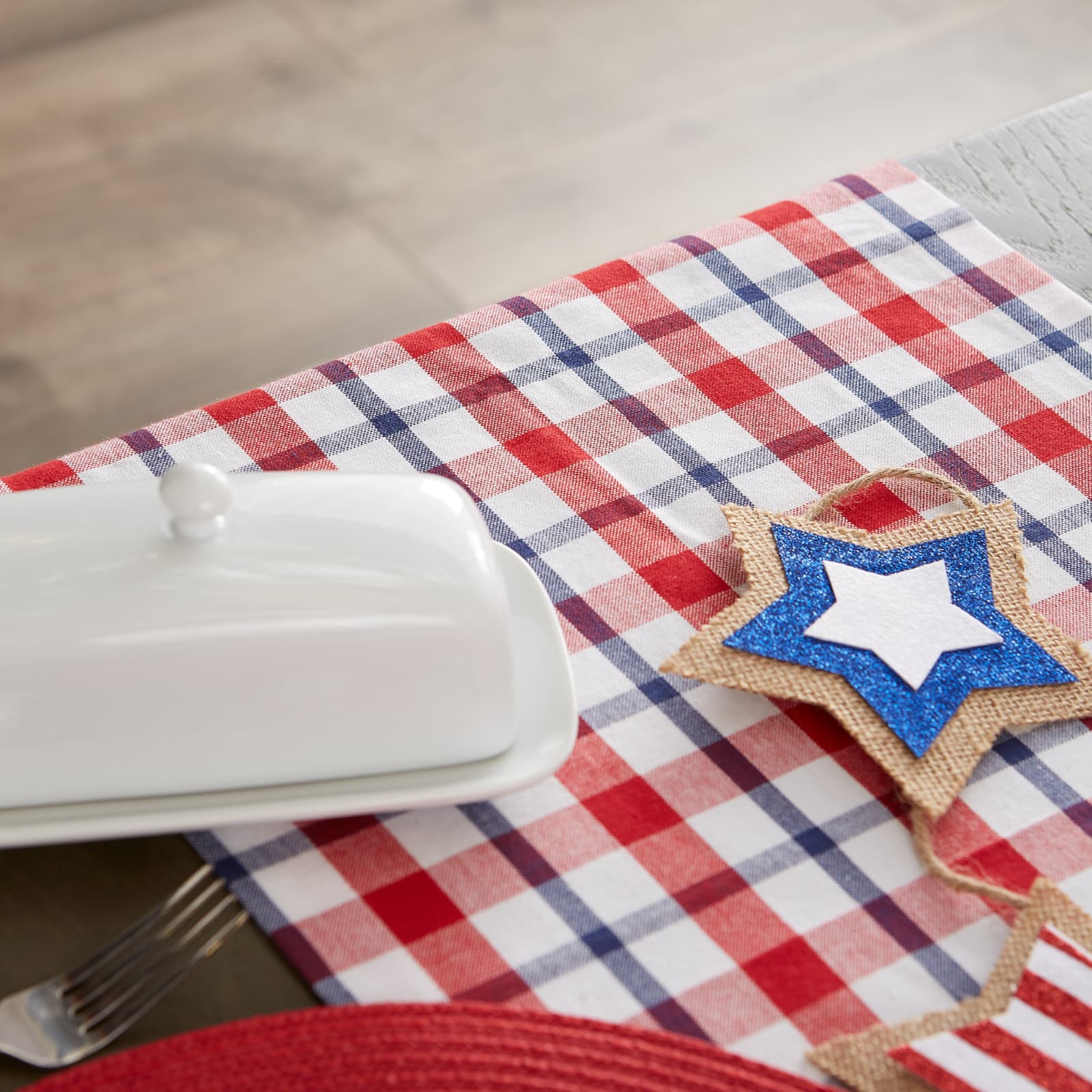 DII® 72" American Plaid Table Runner