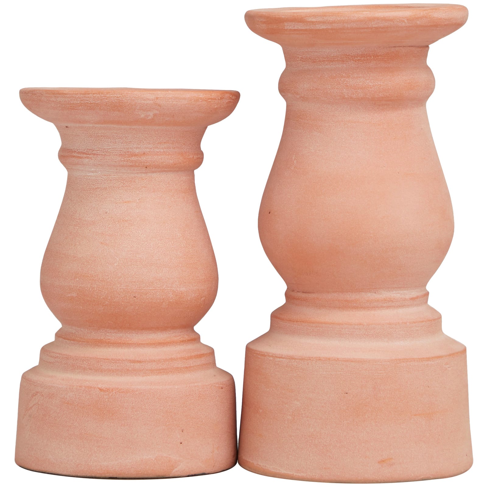 Terra Cotta Candle Holder Set