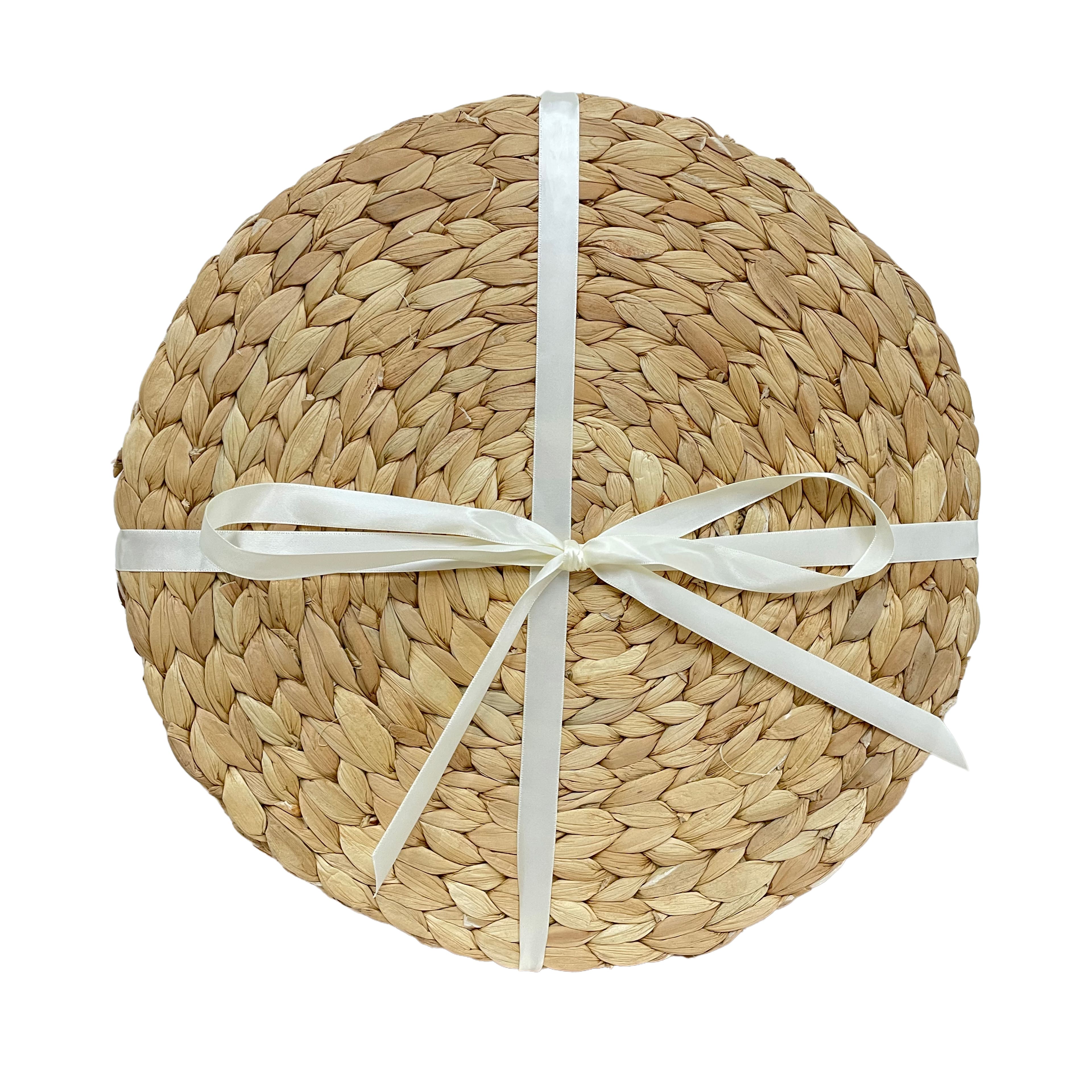 14" Woven Water Hyacinth Decorative Chargers, 4ct. by Celebrate It™