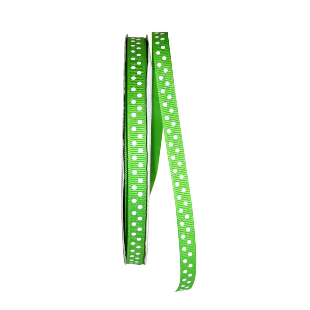 JAM Paper 3/8"x 50yd. Grosgrain Confetti Dots Ribbon