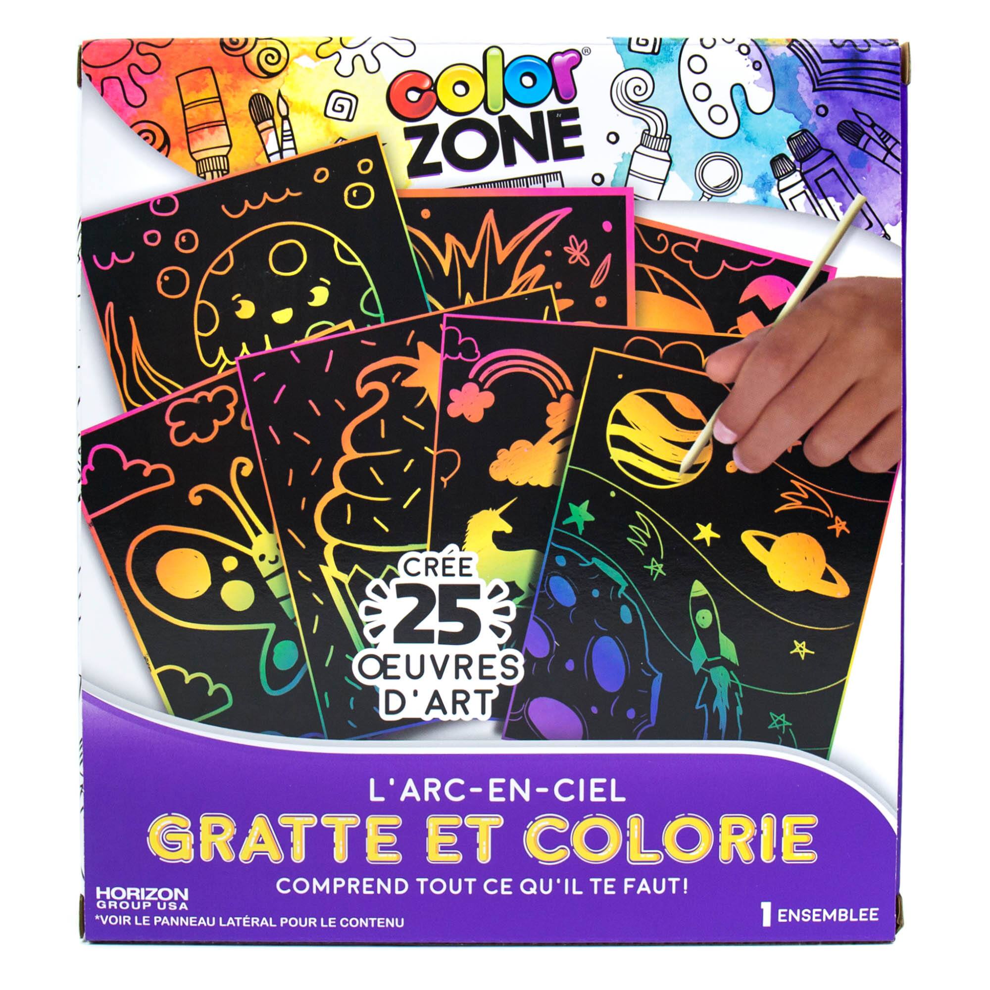 Color Zone® Rainbow Scratch N' Color