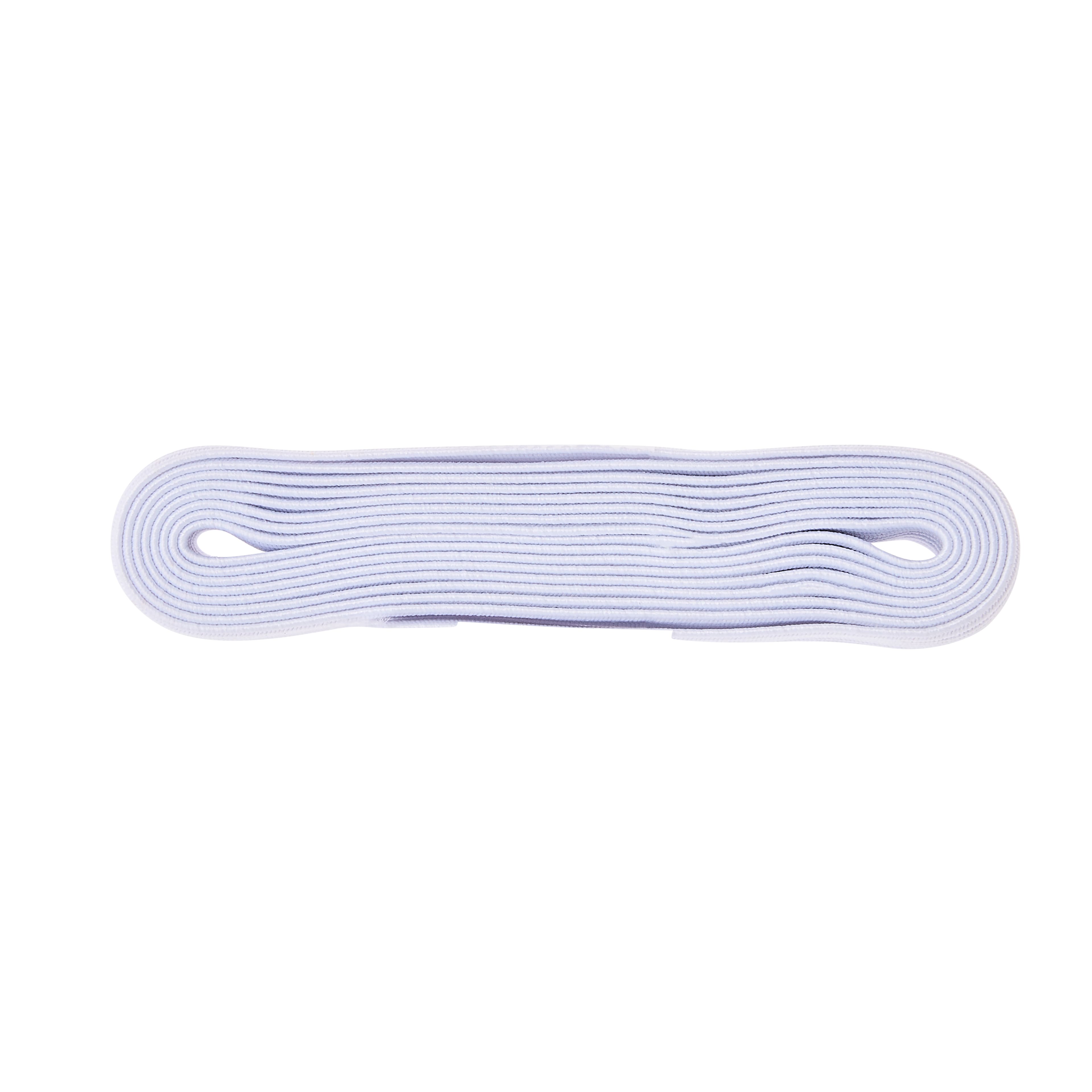 12 Pack: 1/2" White Braided Elastic by Loops & Threads™