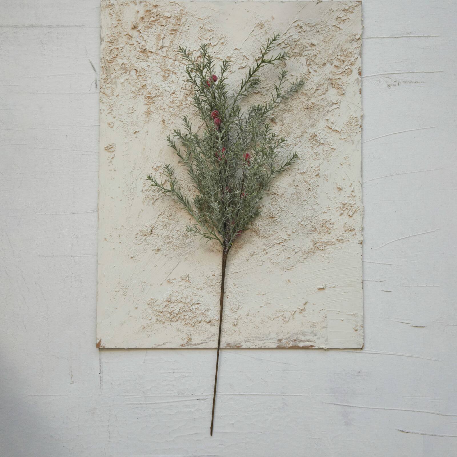 Hello Honey® 27.5" Frosted Faux Evergreen & Berry Pick