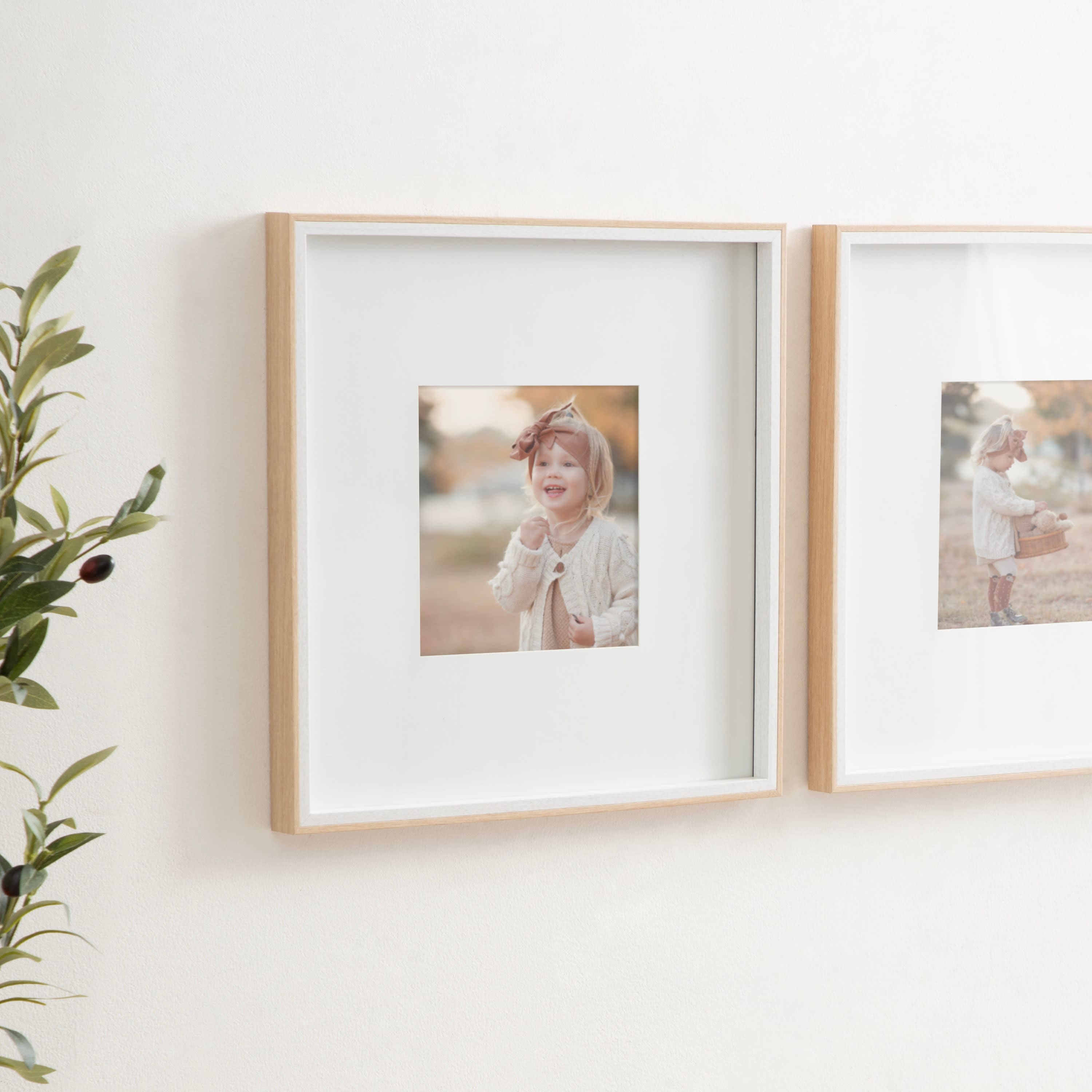 Kate and Laurel Gibson 16" x 16" Photo Frames 8" x 8" with Mat