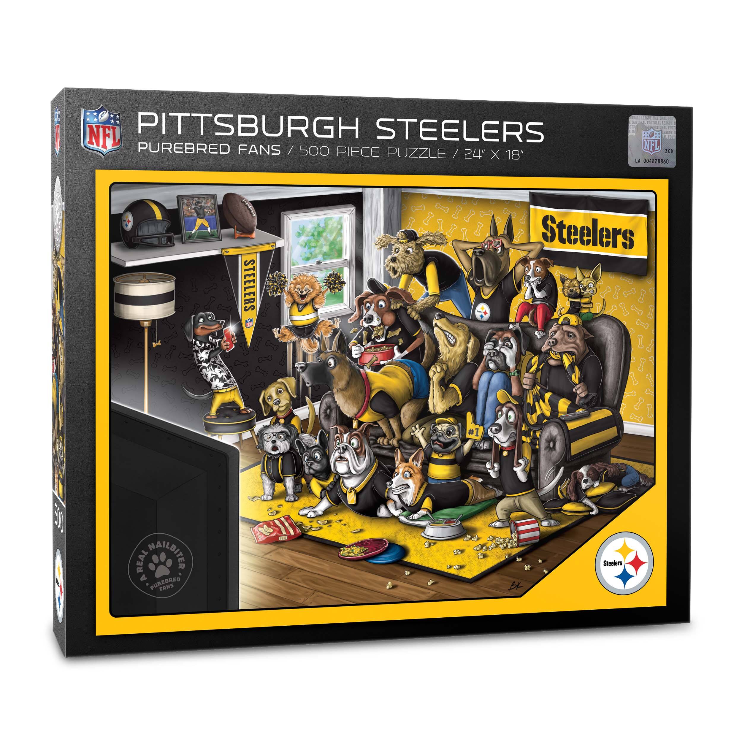 NFL Purebred Fans A Real Nailbiter 500 Piece Puzzle, Color