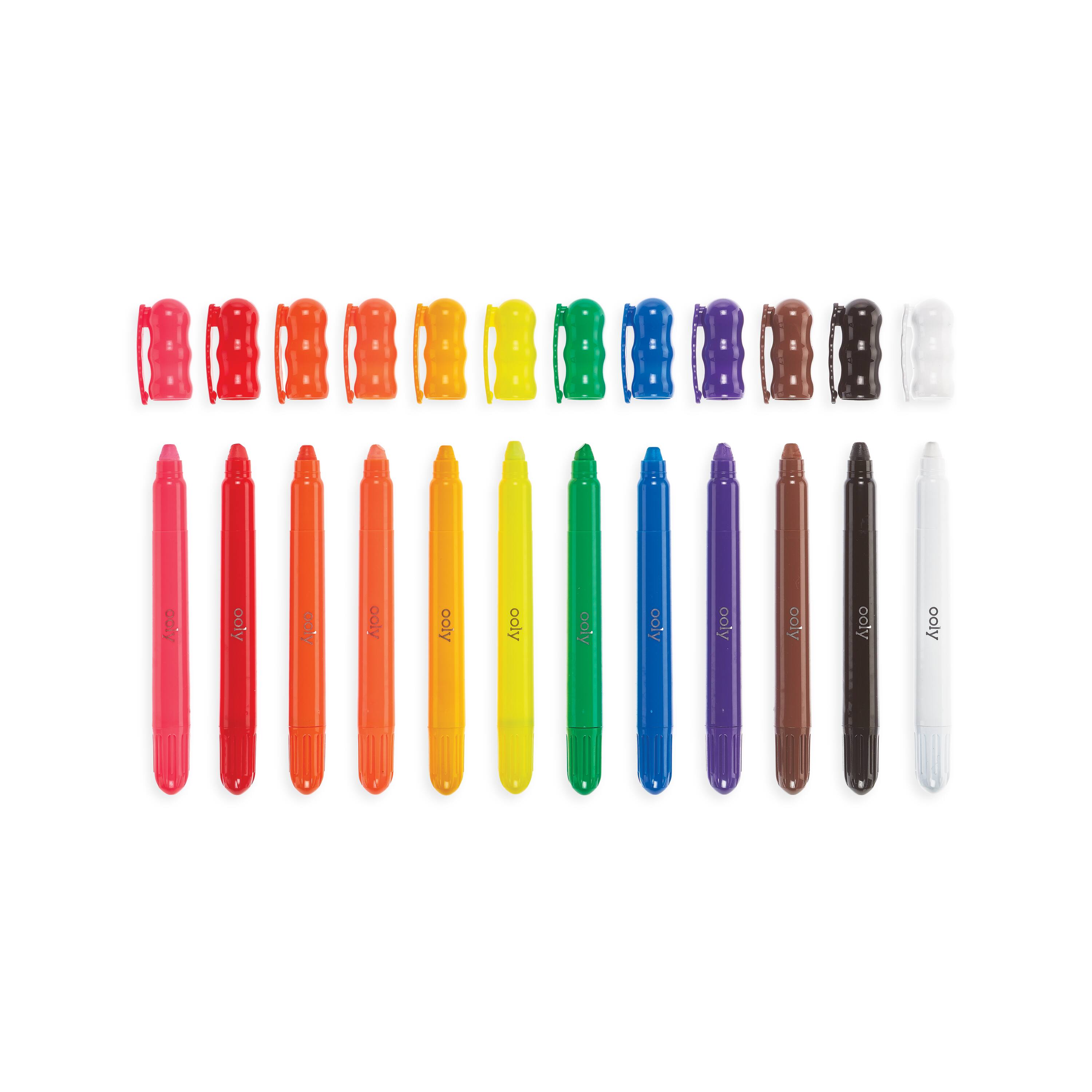 OOLY Rainy Dayz Gel Crayons, 12ct.
