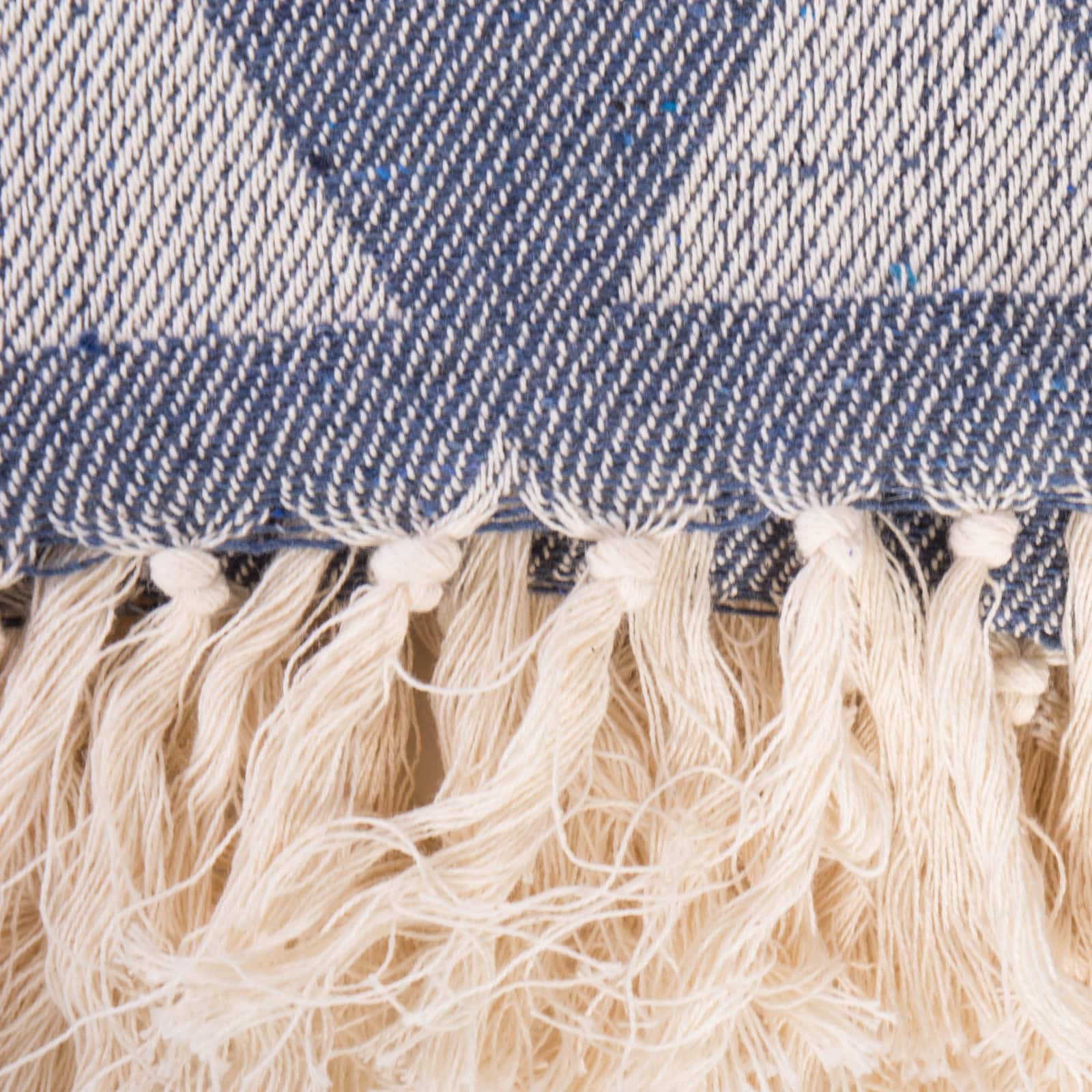 Triangle Throw French Blue"