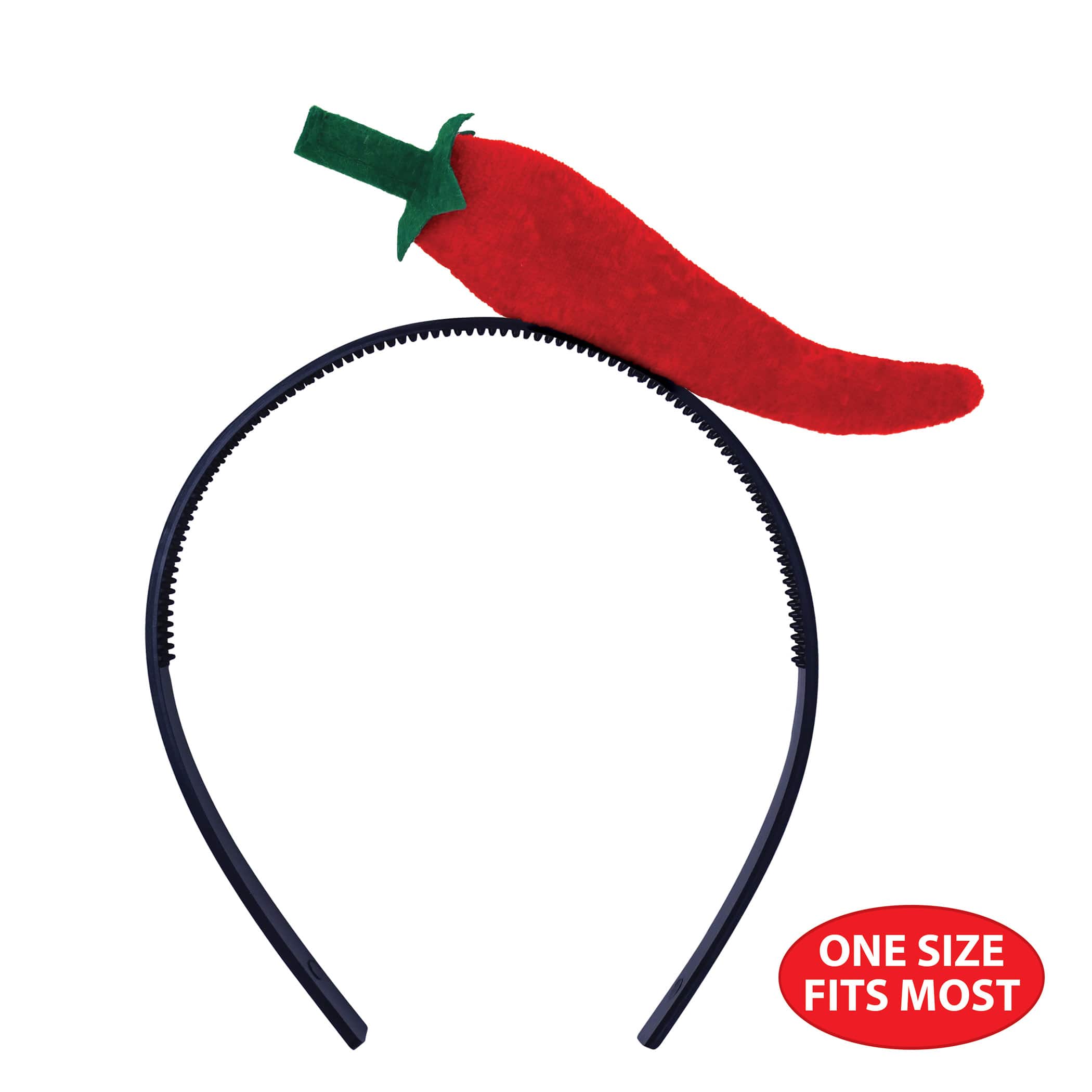Beistle Red Chili Pepper Headband