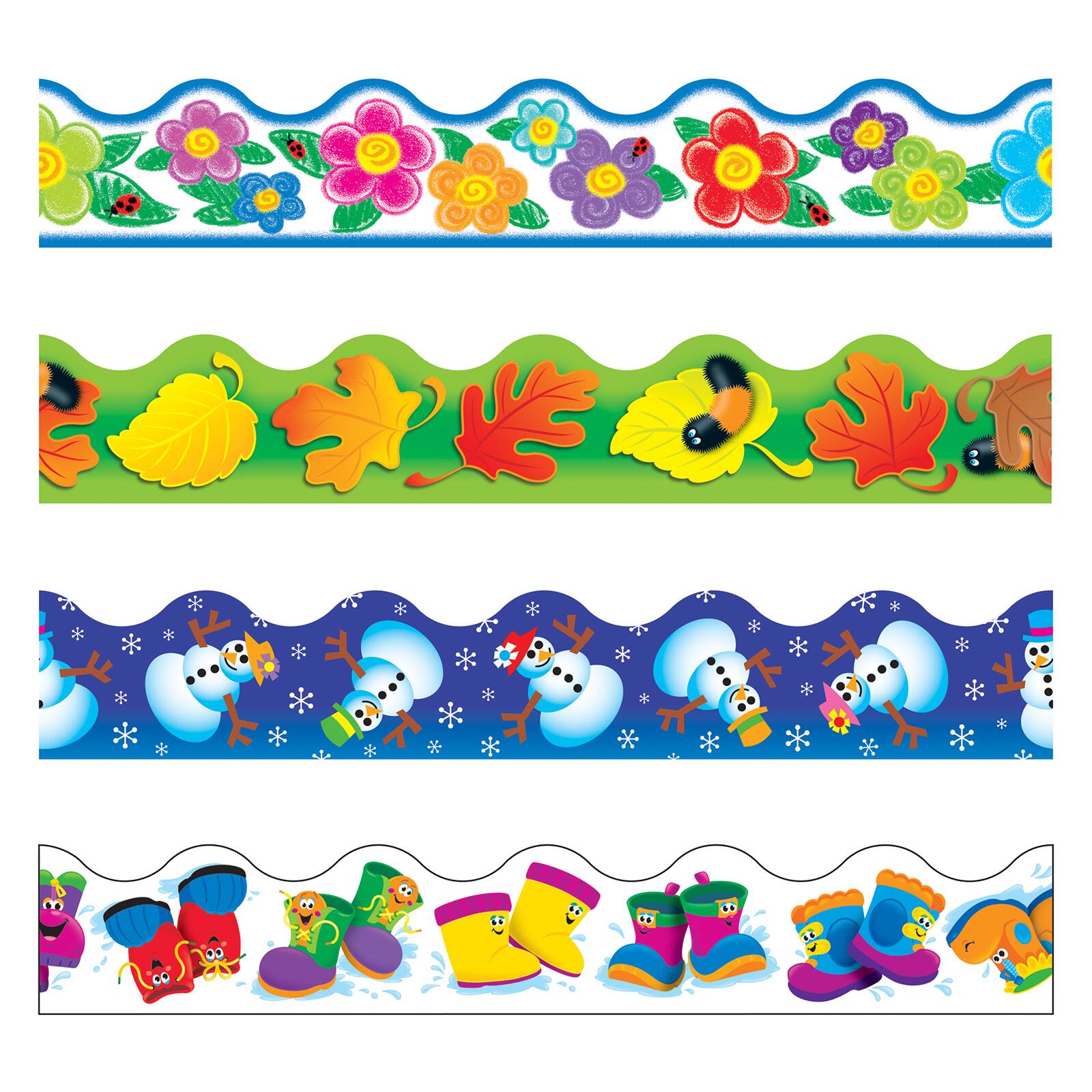 Trend Enterprises® Terrific Trimmers® Four Seasons Variety Pack, 312ft.