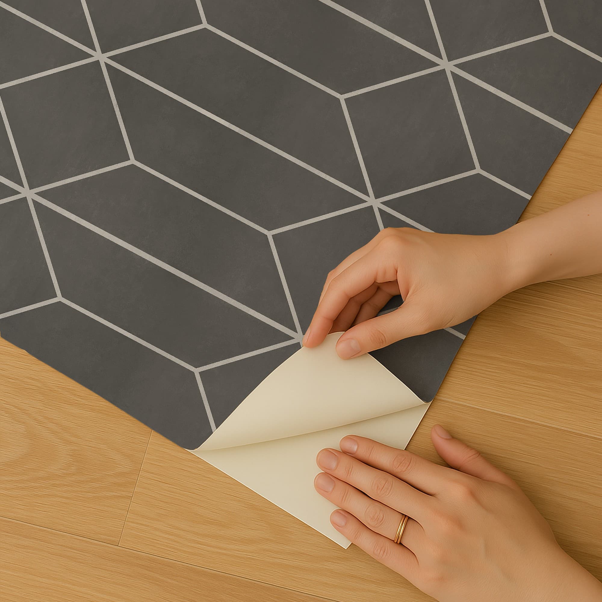 Designs Direct Diamond Trellis Peel & Stick Wallpaper