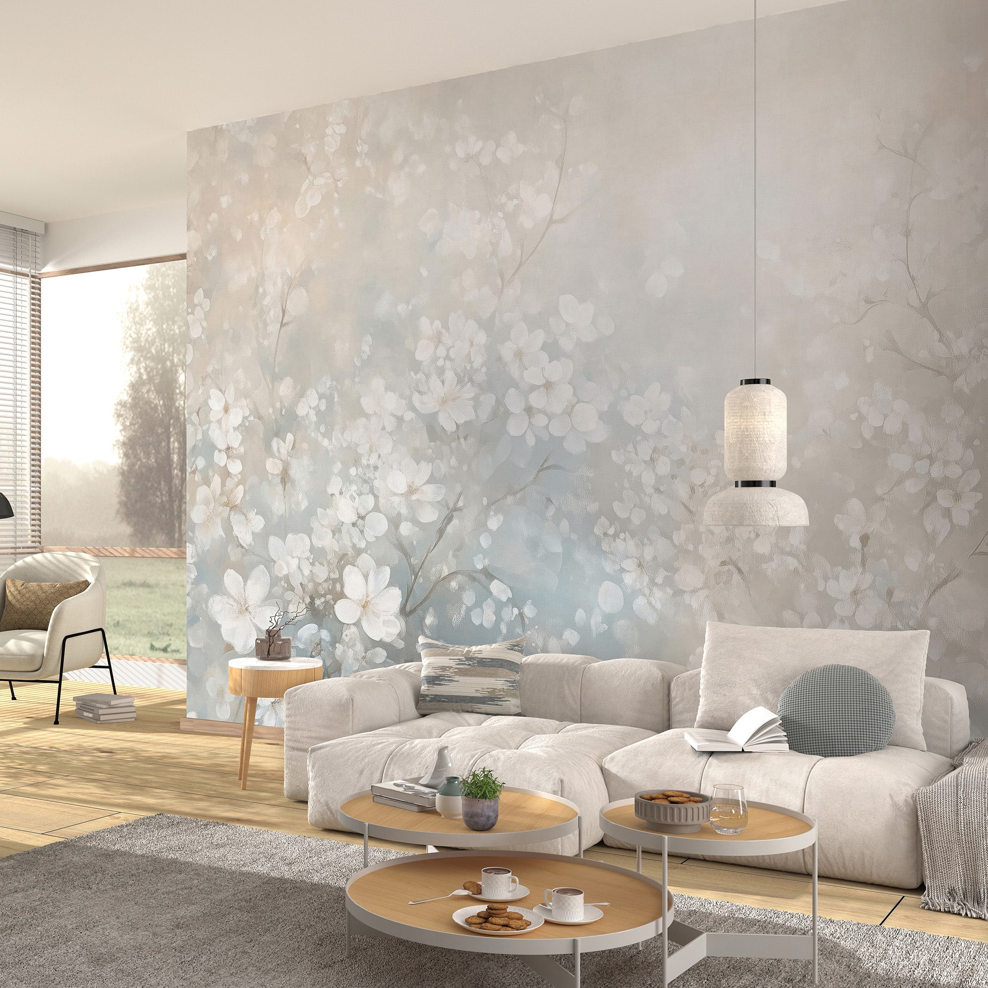 Designs Direct Bloom Ballet Beige Wall Mural