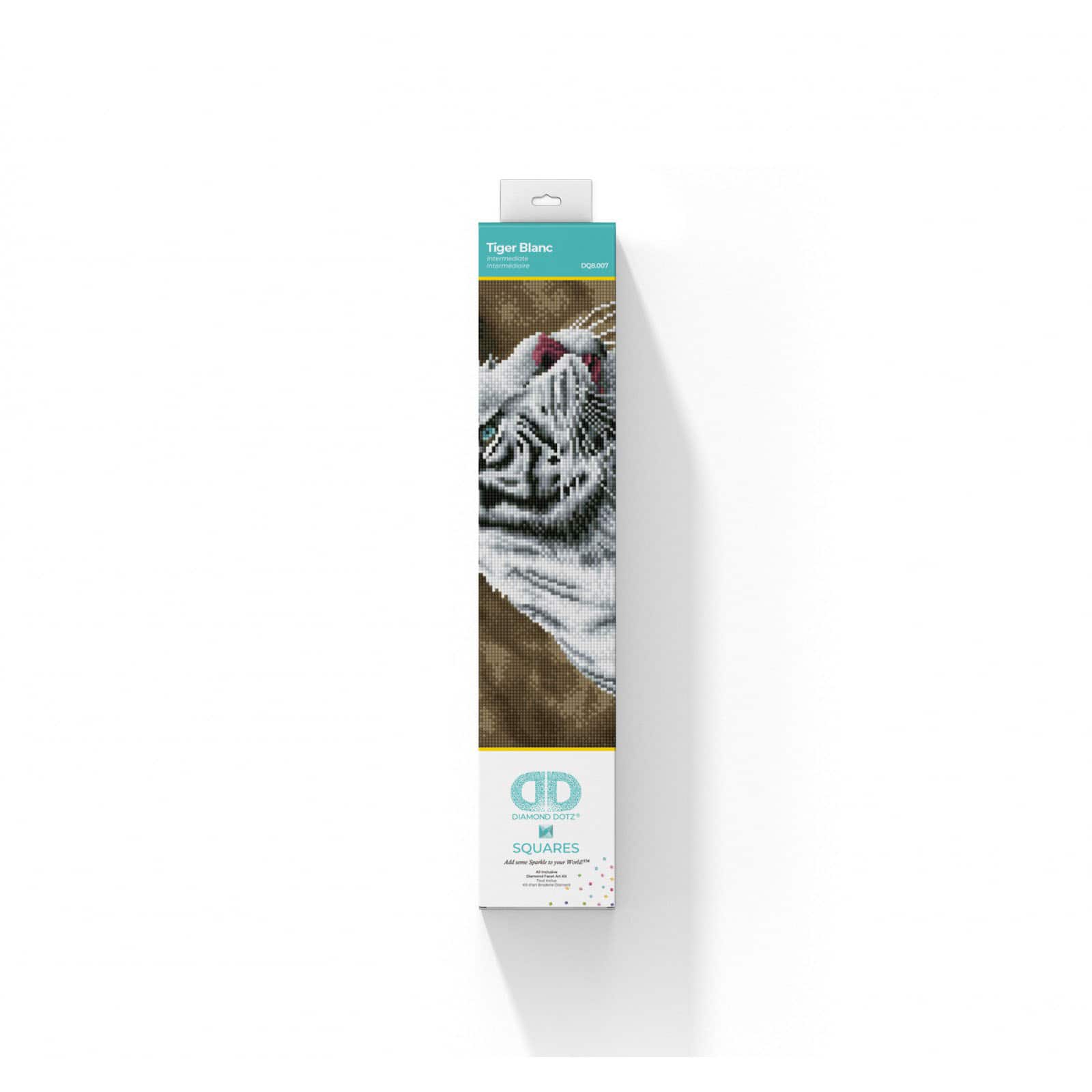 Diamond Dotz® Intermediate Tiger Blanc Diamond Painting Kit
