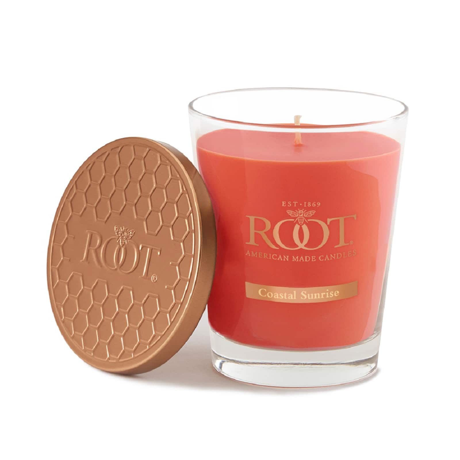 Root Candles 10.5 oz Large Scented Honeycomb Veriglass Jar Candle in Coastal Sunrise | 10.5 fl oz | Michaels®