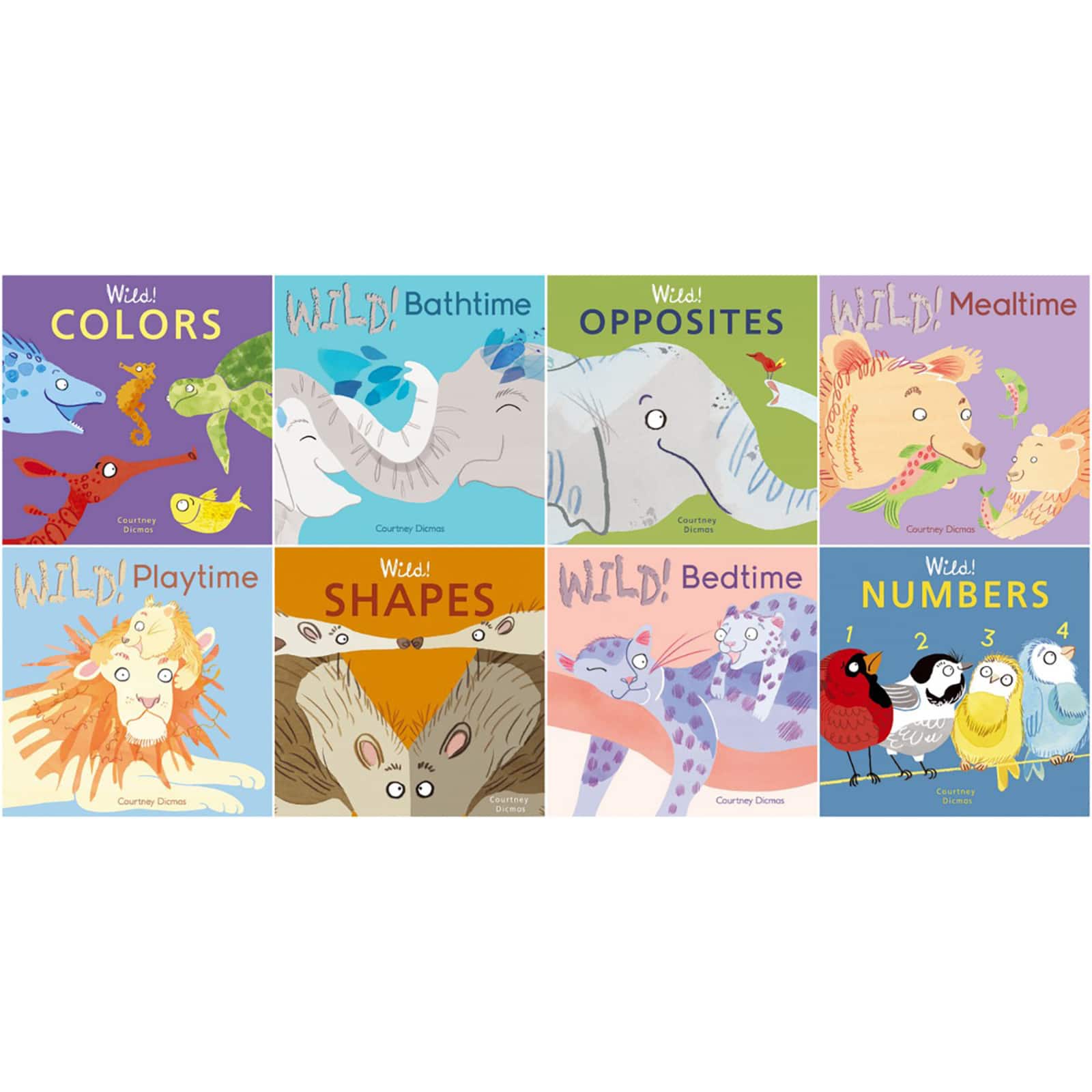 Child's Play Books Wild! Concepts Board Book Set