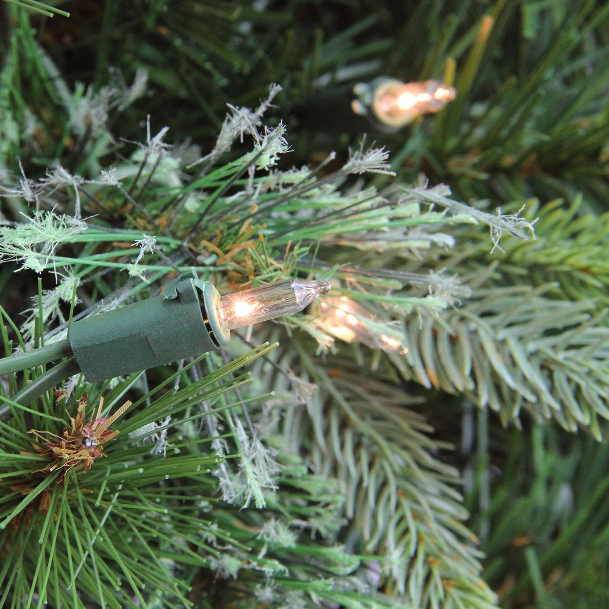 3ft. Pre-Lit Ashcroft Cashmere Pine Full Artificial Christmas Tree, Clear Dura Lights