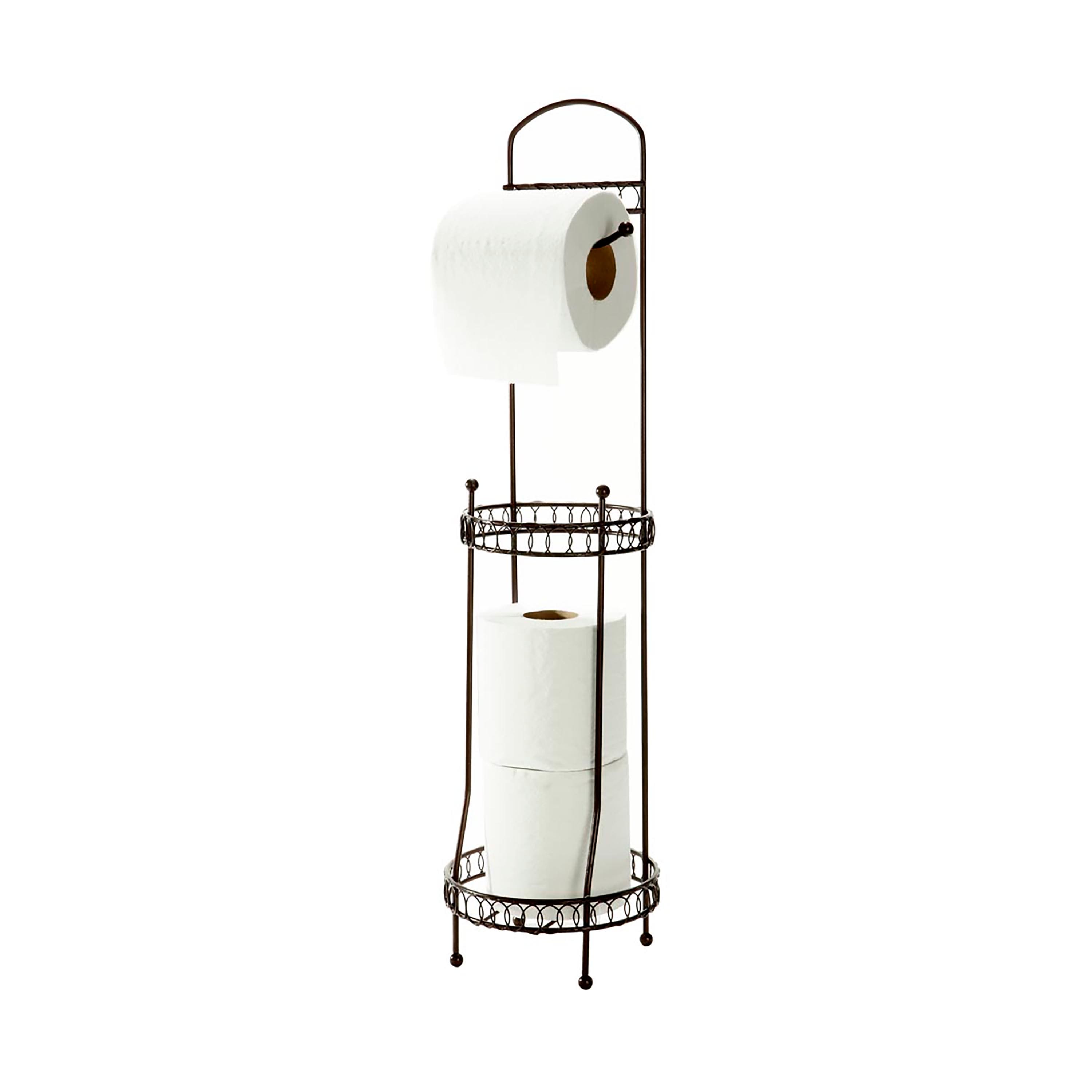 Bath Bliss Curls Design Oil Rubbed Bronze Toilet Tissue Dispenser & Holder
