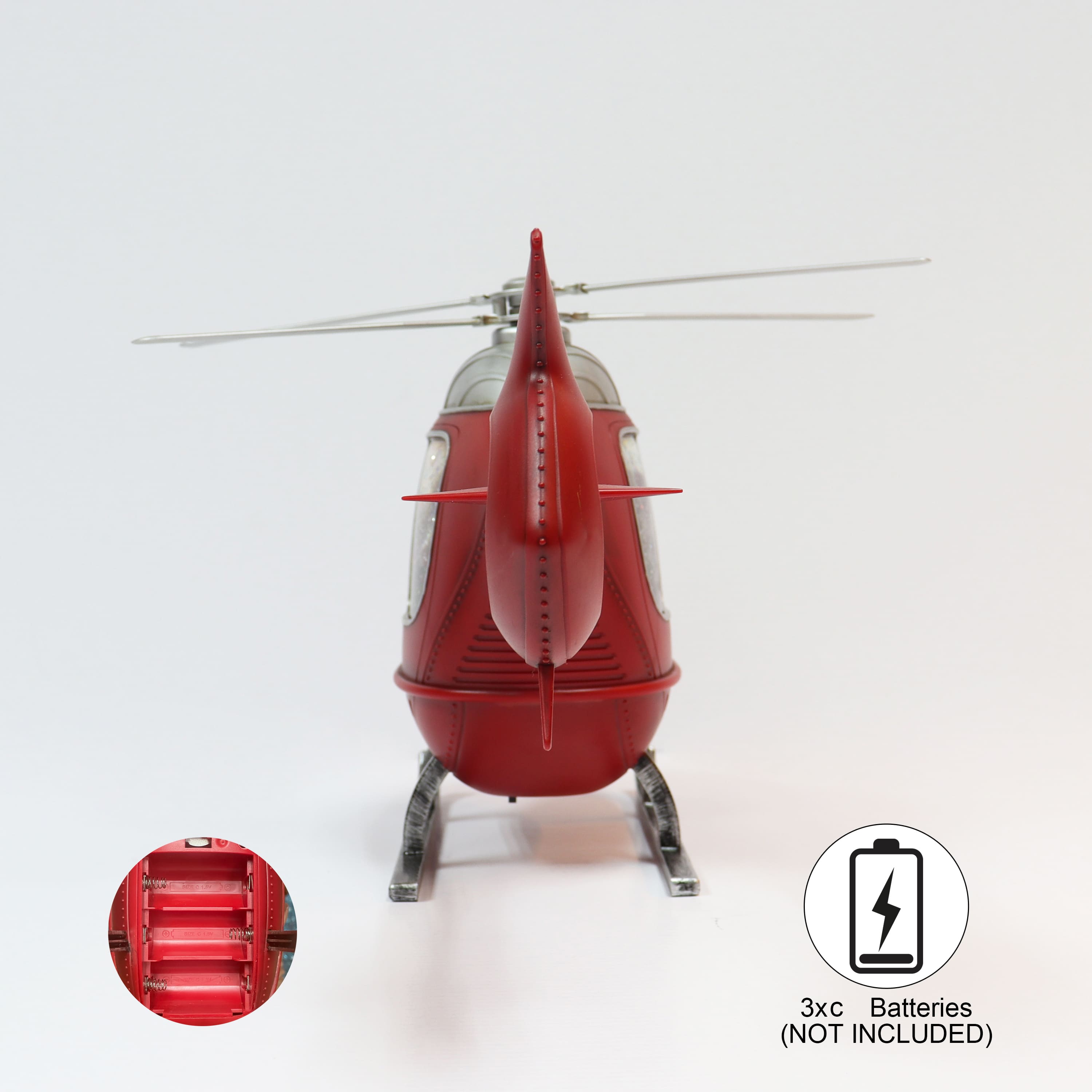 Moments in Time 8.7" Animated Acrylic Helicopter Décor
