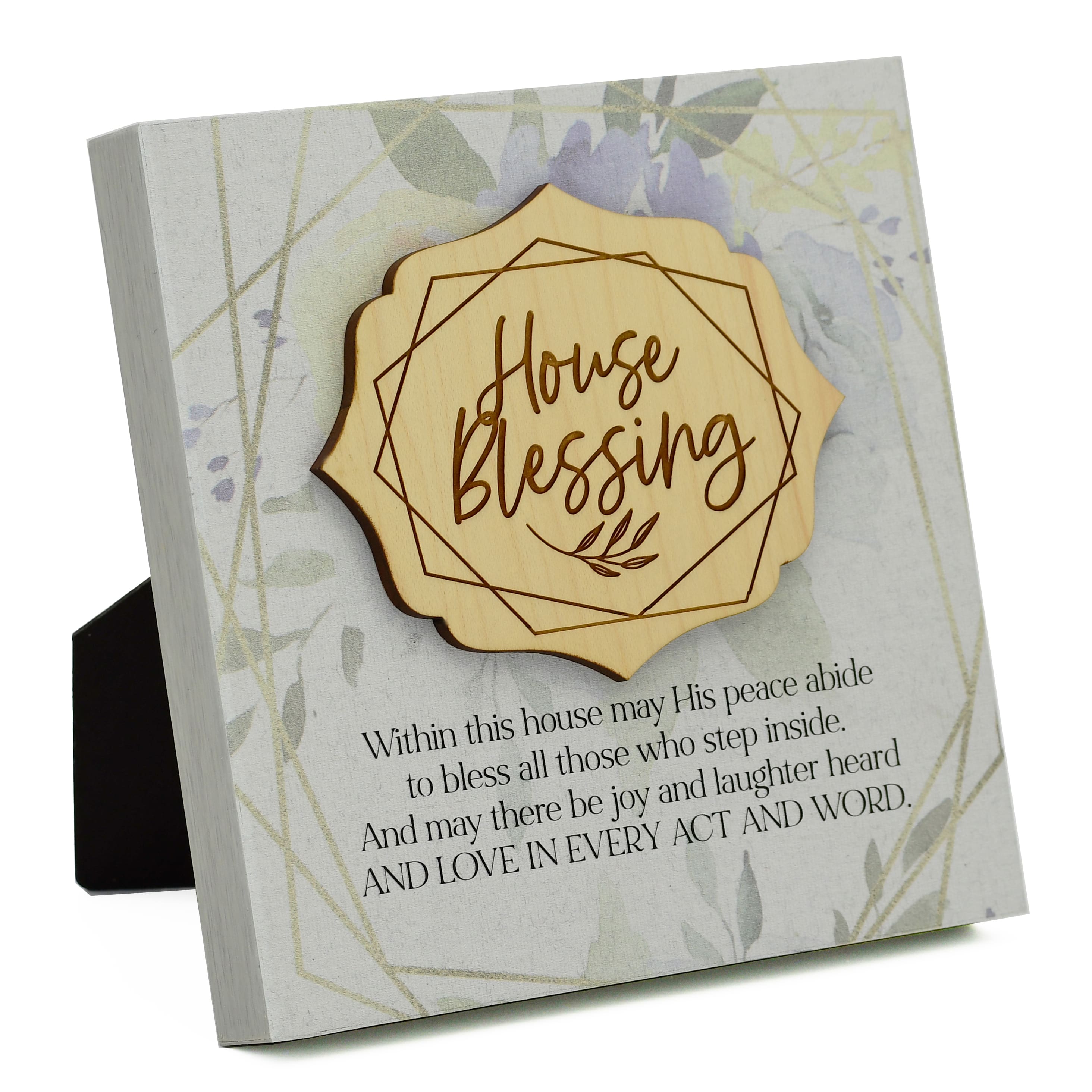 6" House Blessing Wood Plaque