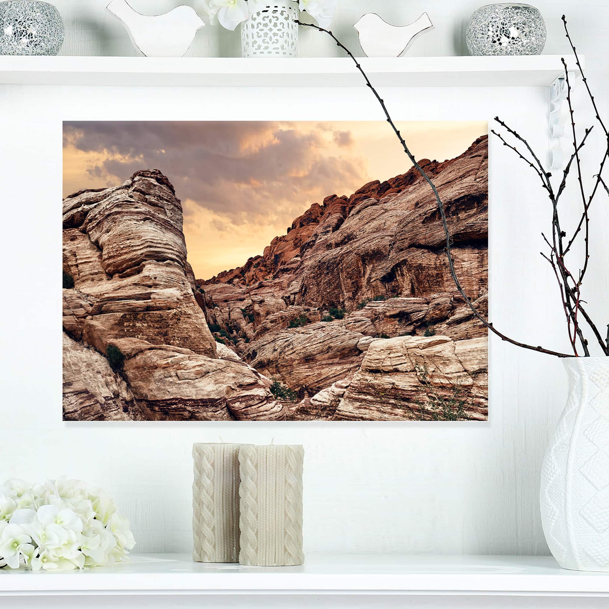Designart - Scenic Red Rock Canyon in Nevada