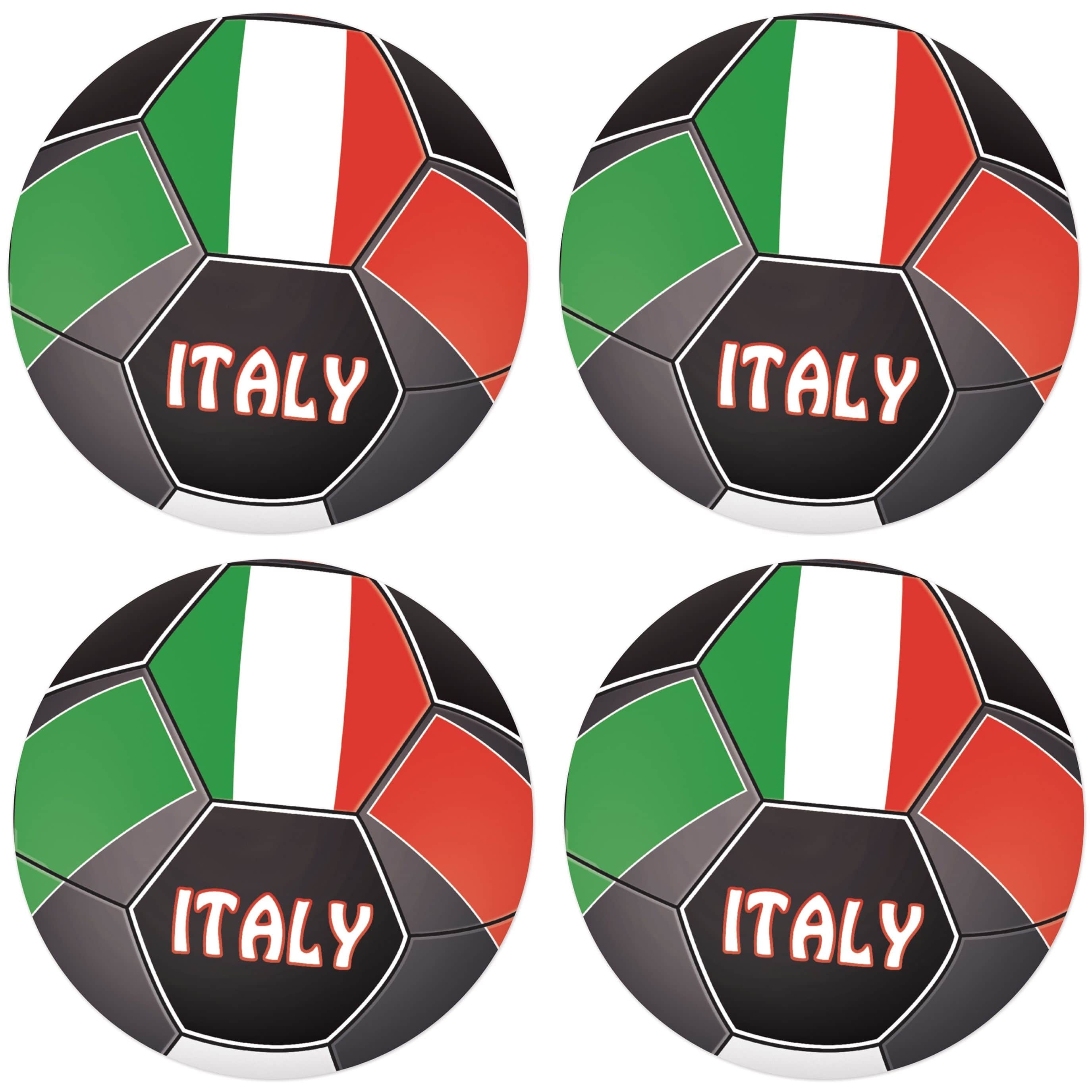 Beistle 5.25" National Soccer Ball Peel 'N Place Decorations