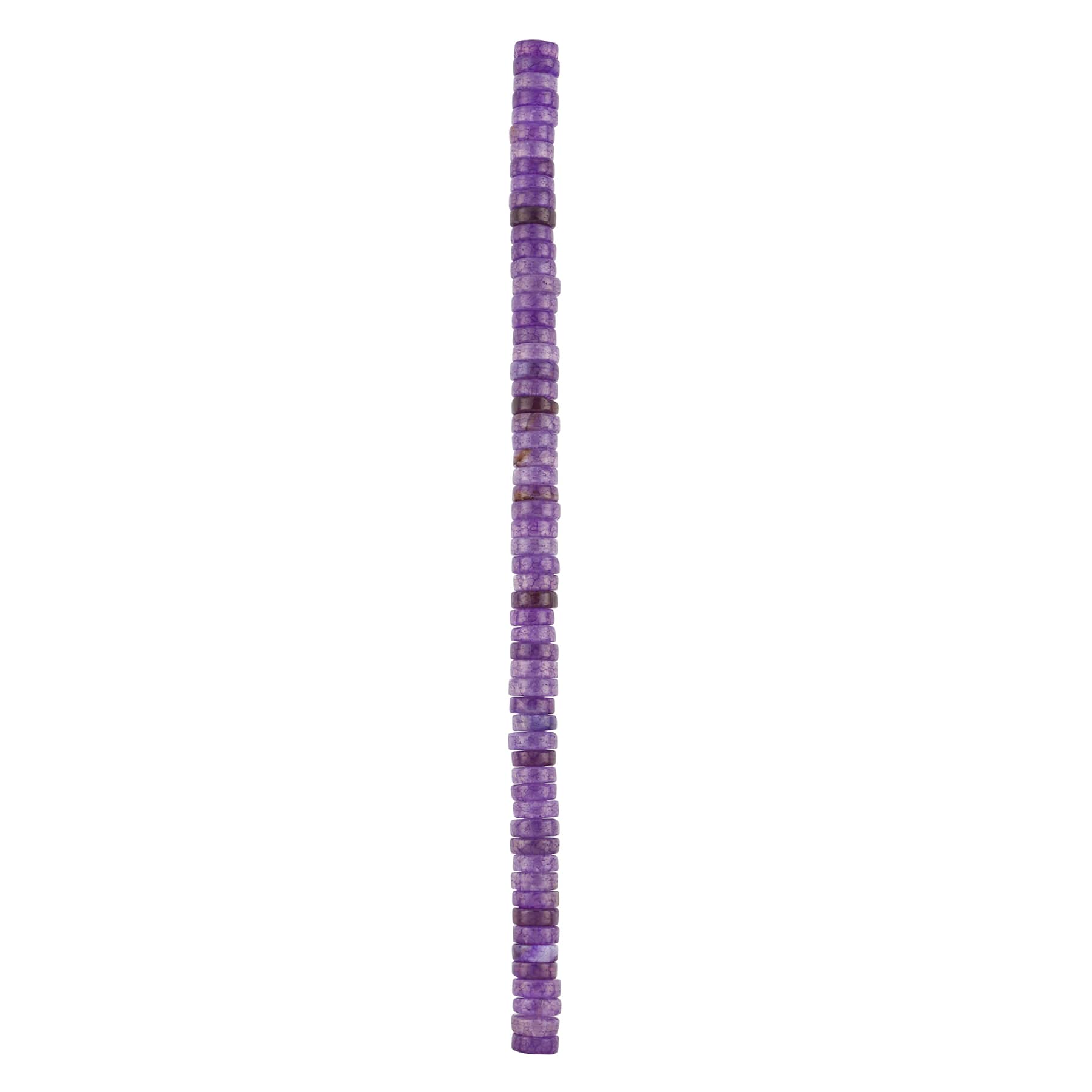 Purple Agate Heishi Beads by Bead Landing