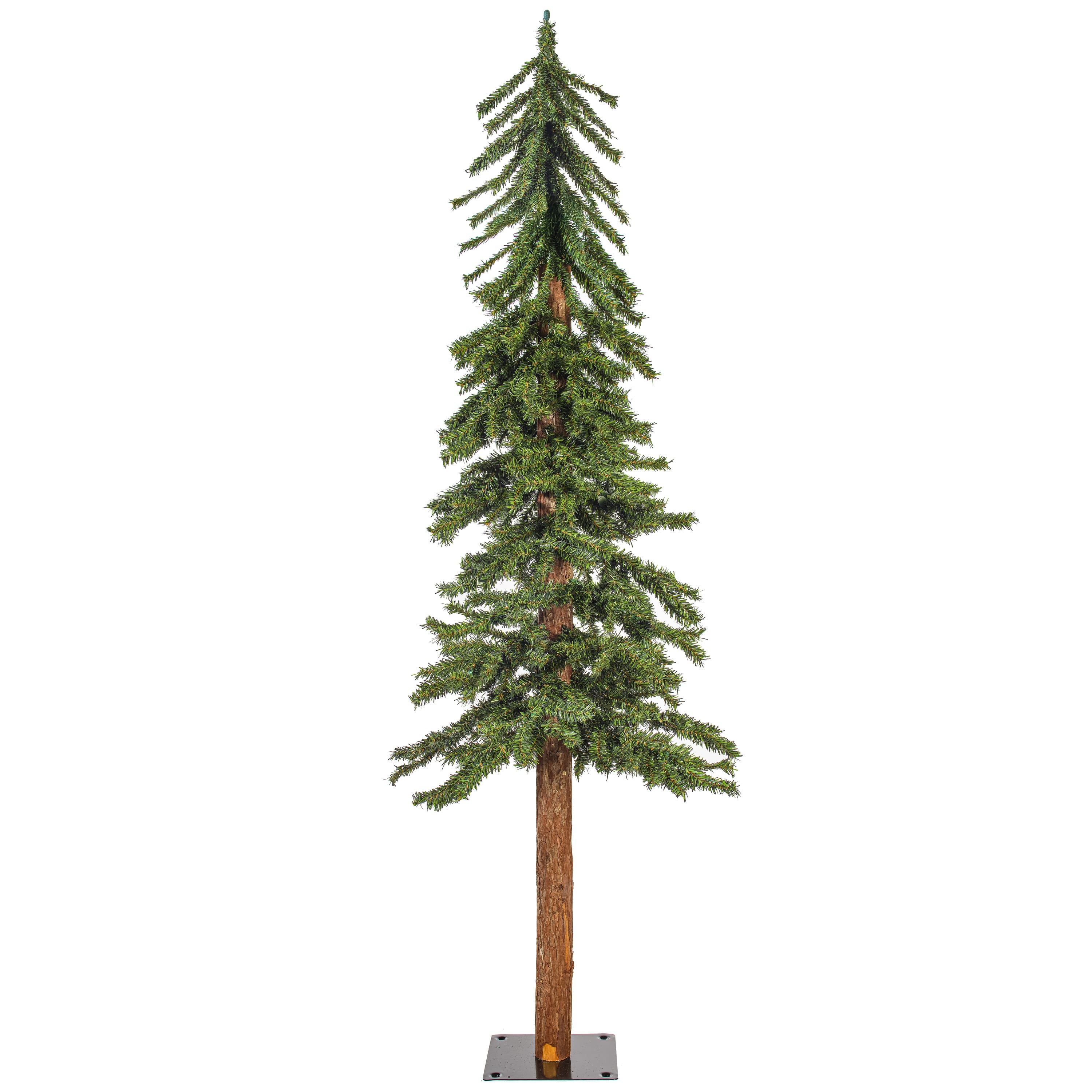5ft. Unlit Natural Bark Alpine Artificial Christmas Tree
