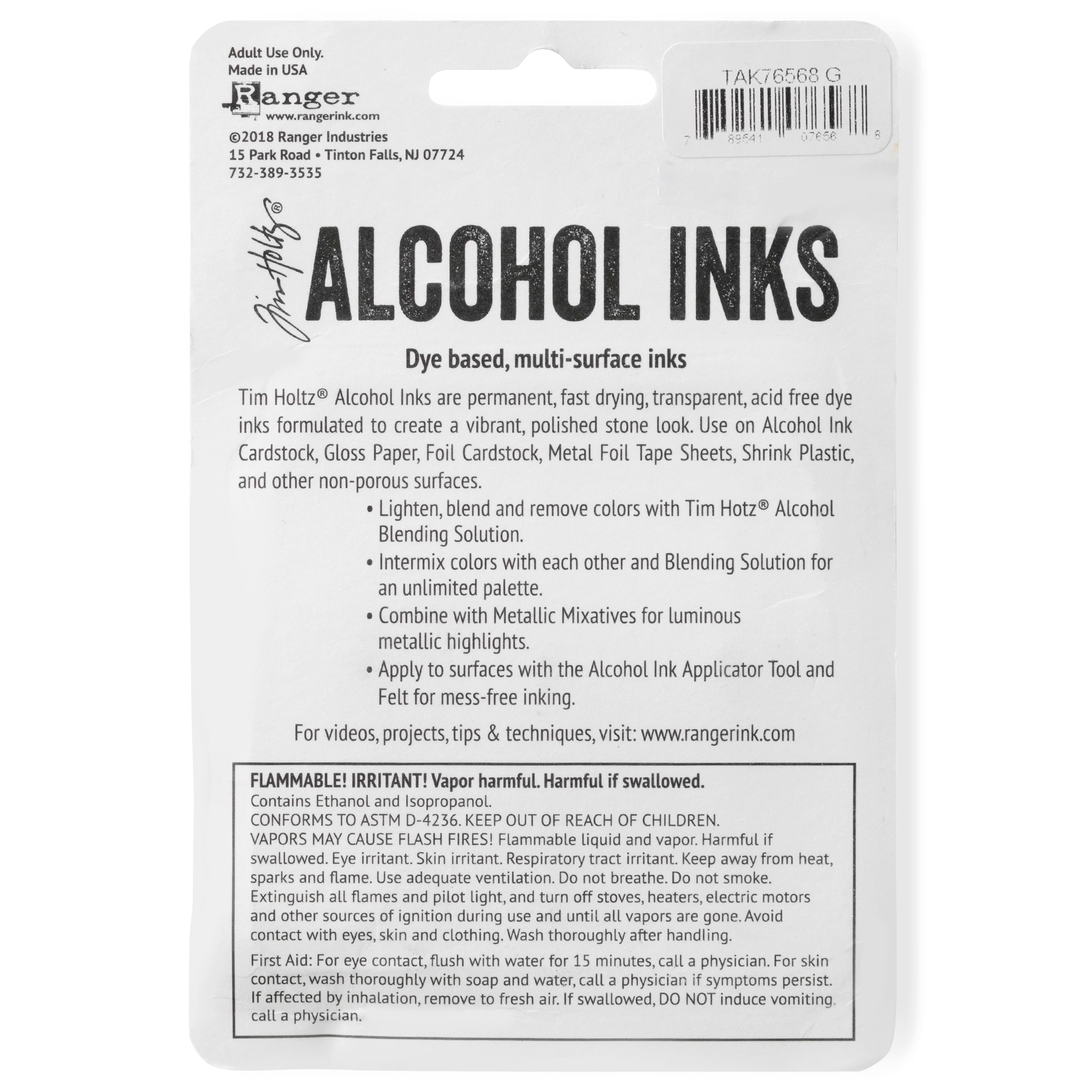 6 Packs: 3 ct. (18 total) Tim Holtz® Granite Alcohol Ink Set
