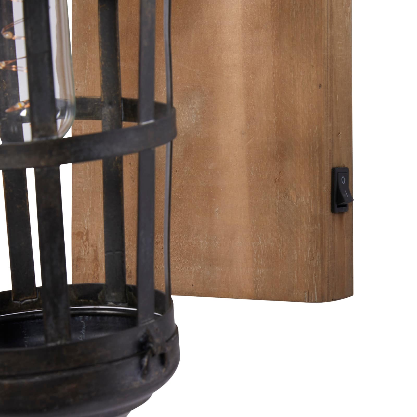 Black Iron Industrial Candlestick Holders, 15" x 6" x 11"