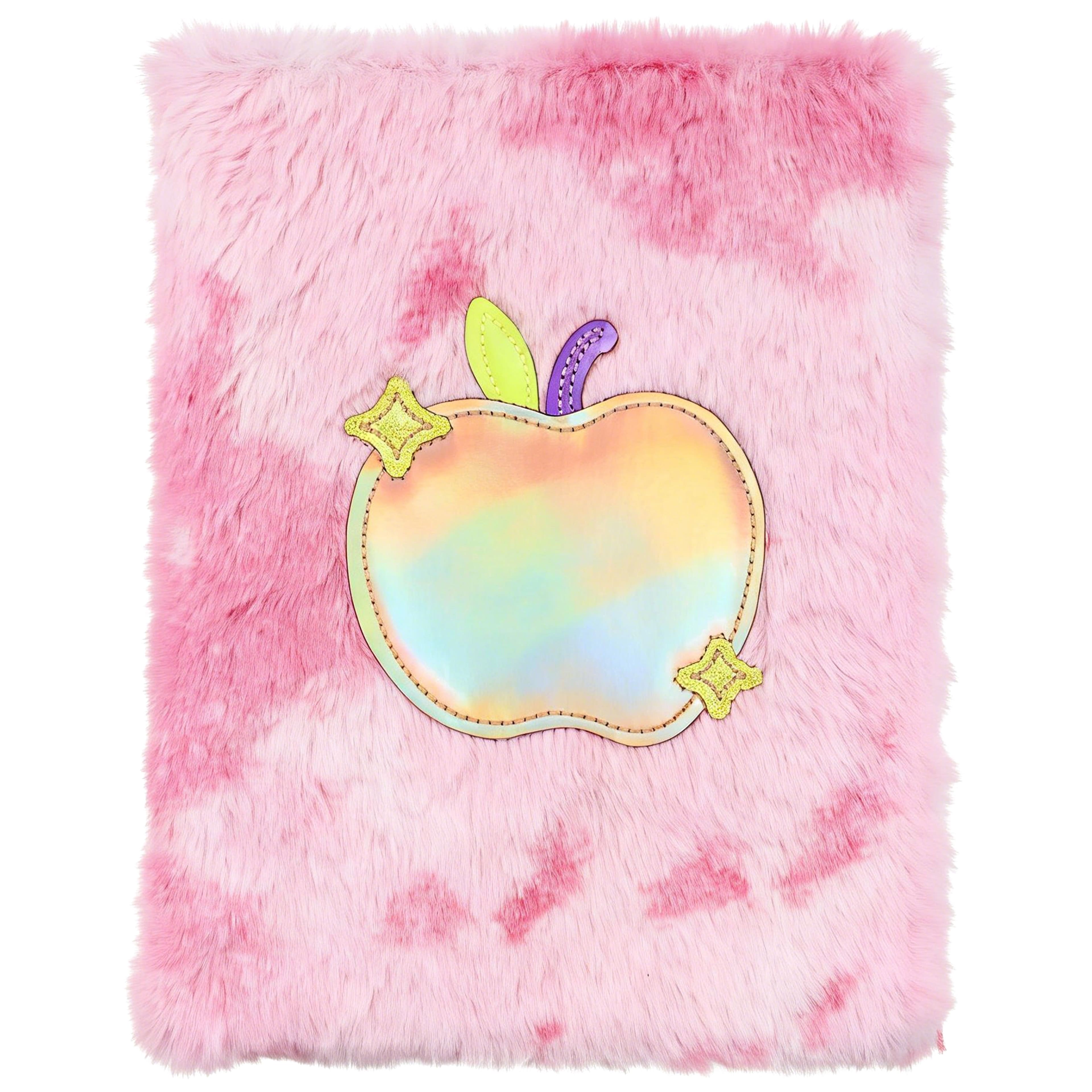 6" x 8" Pink Fur Apple Journal by Creatology™