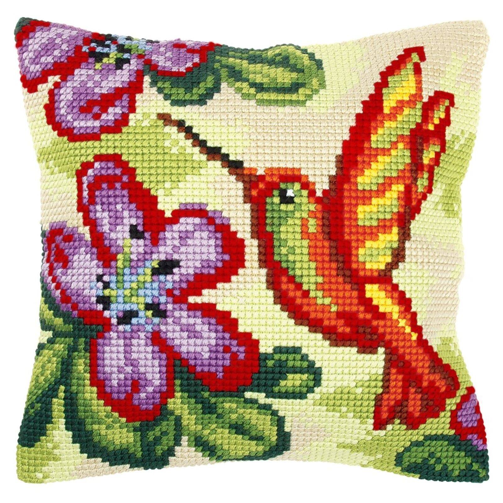 Orchidea Needlepoint Kit Cushion