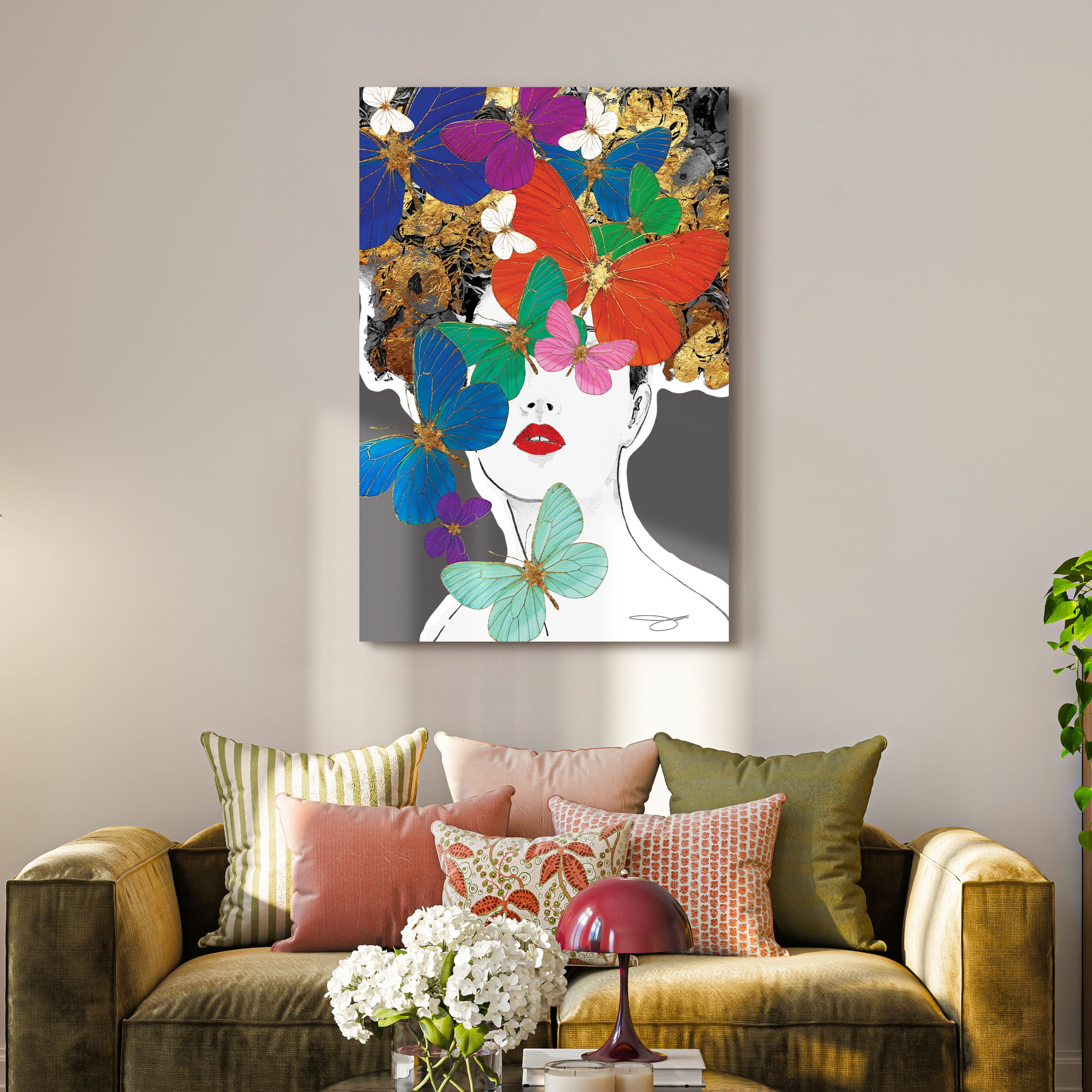 Empire Art Direct 48" x 32" Blindfolded Frameless Free Floating Printed Tempered Glass Wall Art
