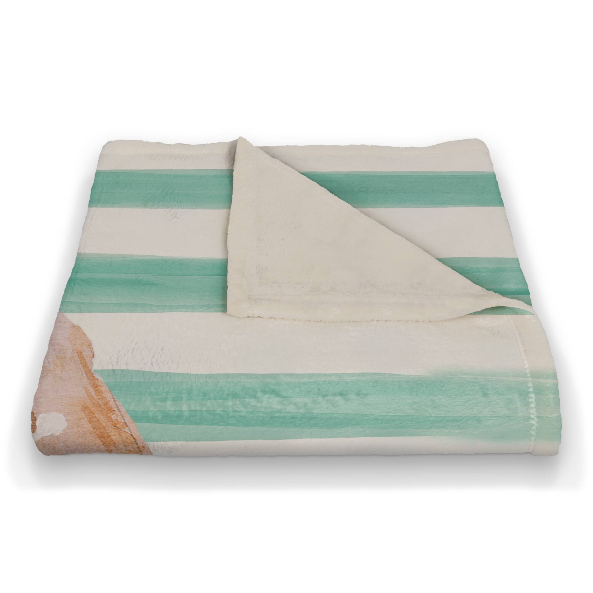 Five More Minutes 3 50" x 60" Coral Fleece Blanket