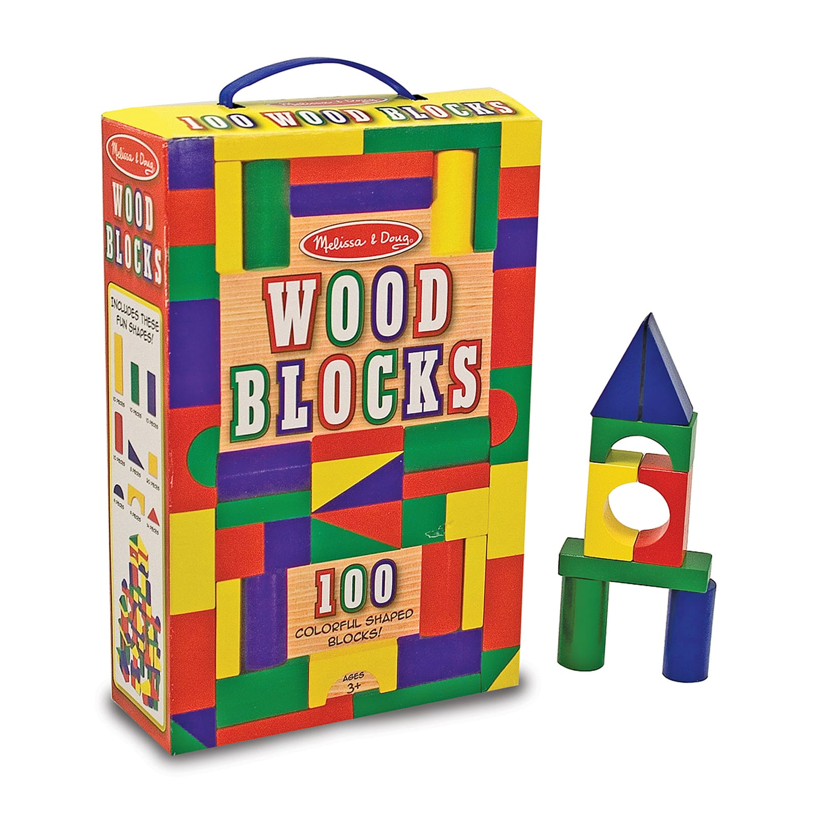 Wholesale Melissa & Doug 100 Wood Blocks Set(6x$15.81)